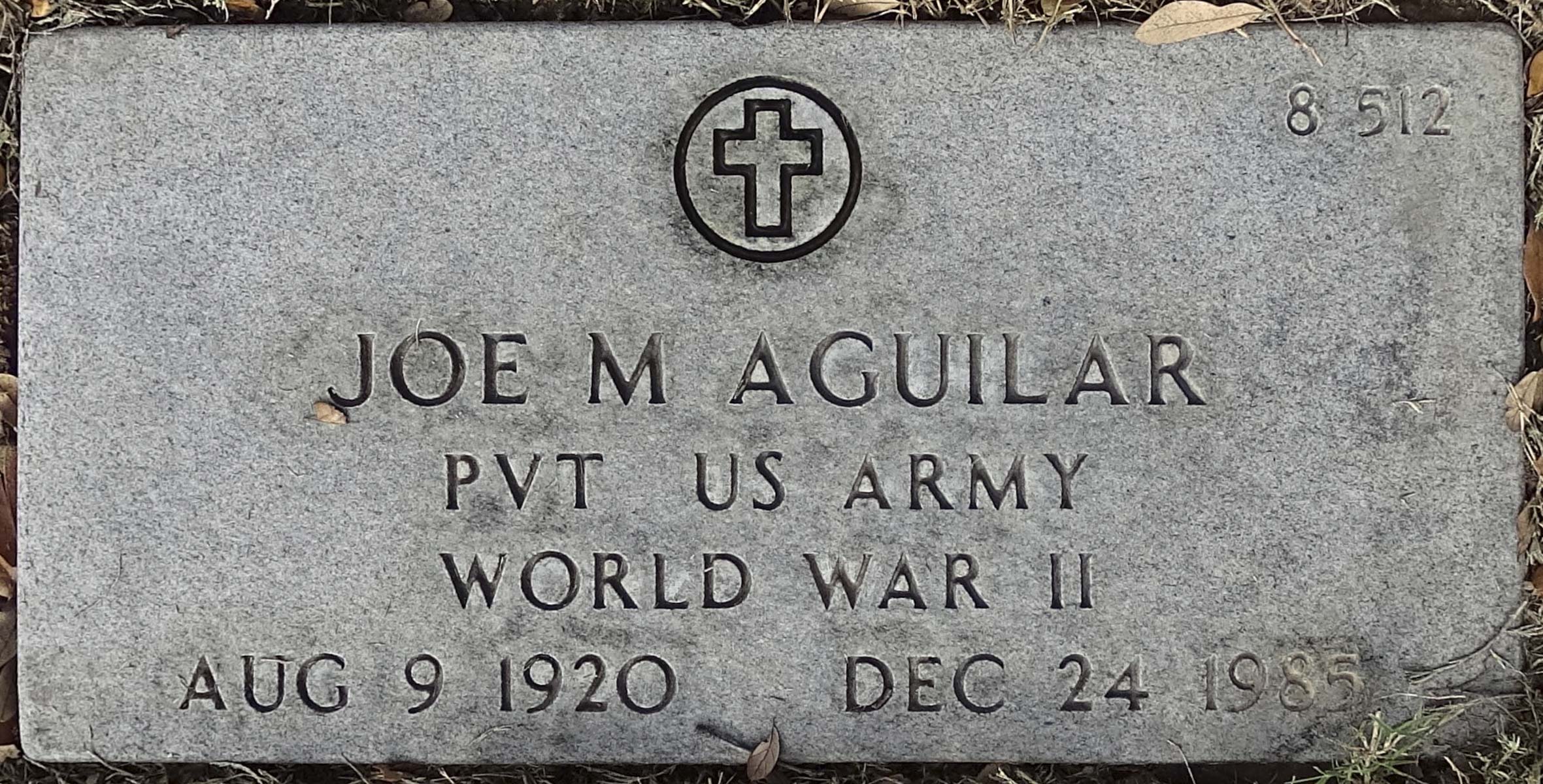 Gravesite marker image for joe m aguilar