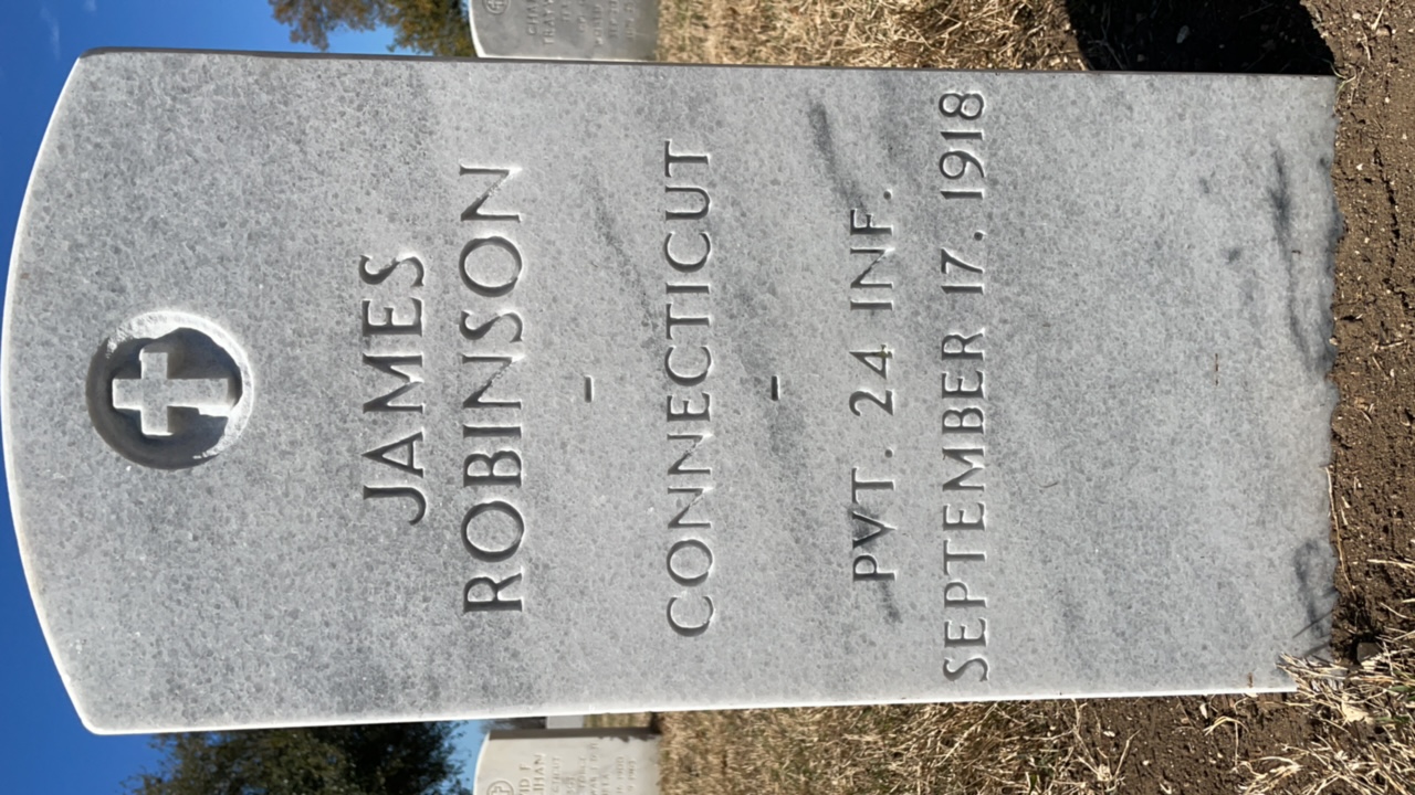 Gravesite marker image for james robinson