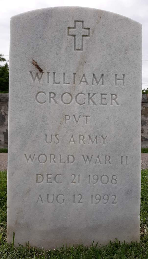 Gravesite marker image for william h crocker