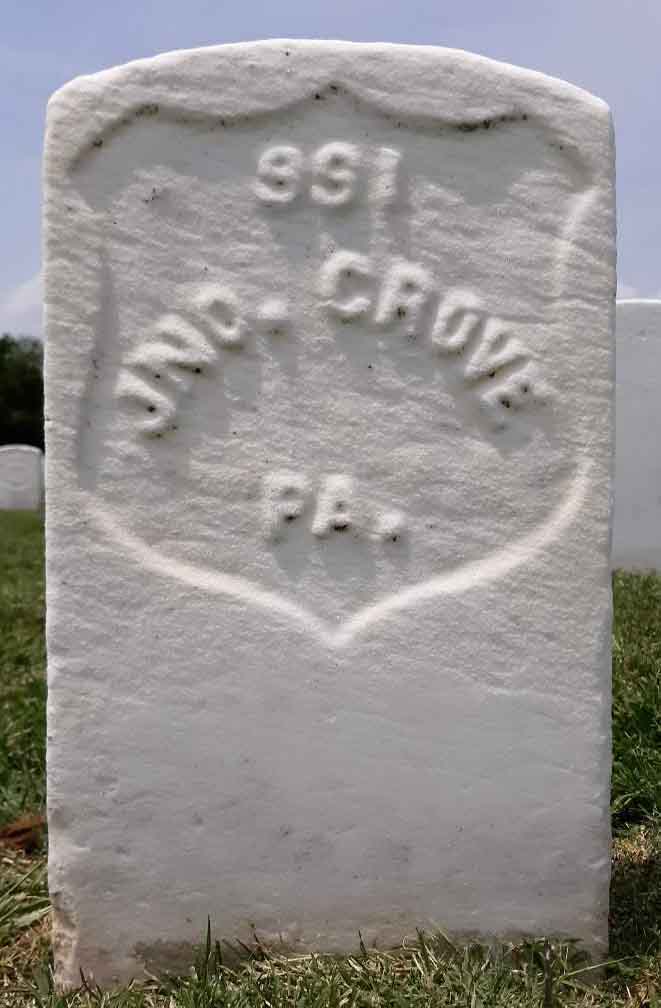 Gravesite marker image for john grove