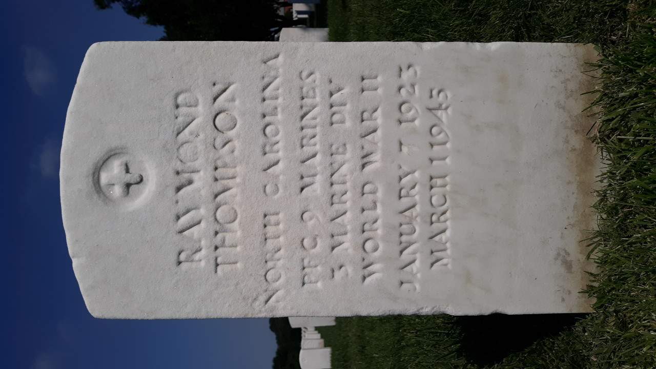 Gravesite marker image for raymond thompson