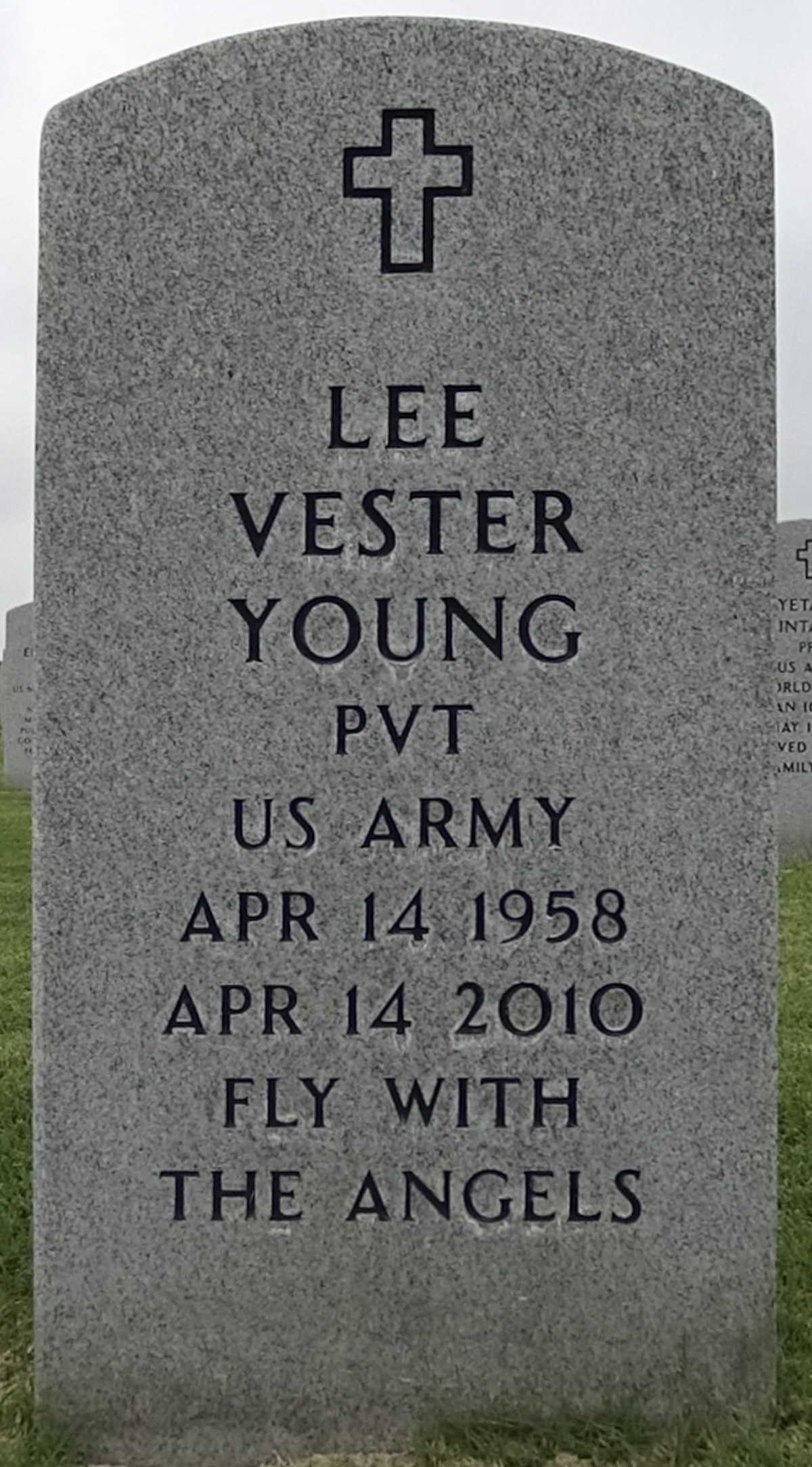 Gravesite marker image for lee vester young