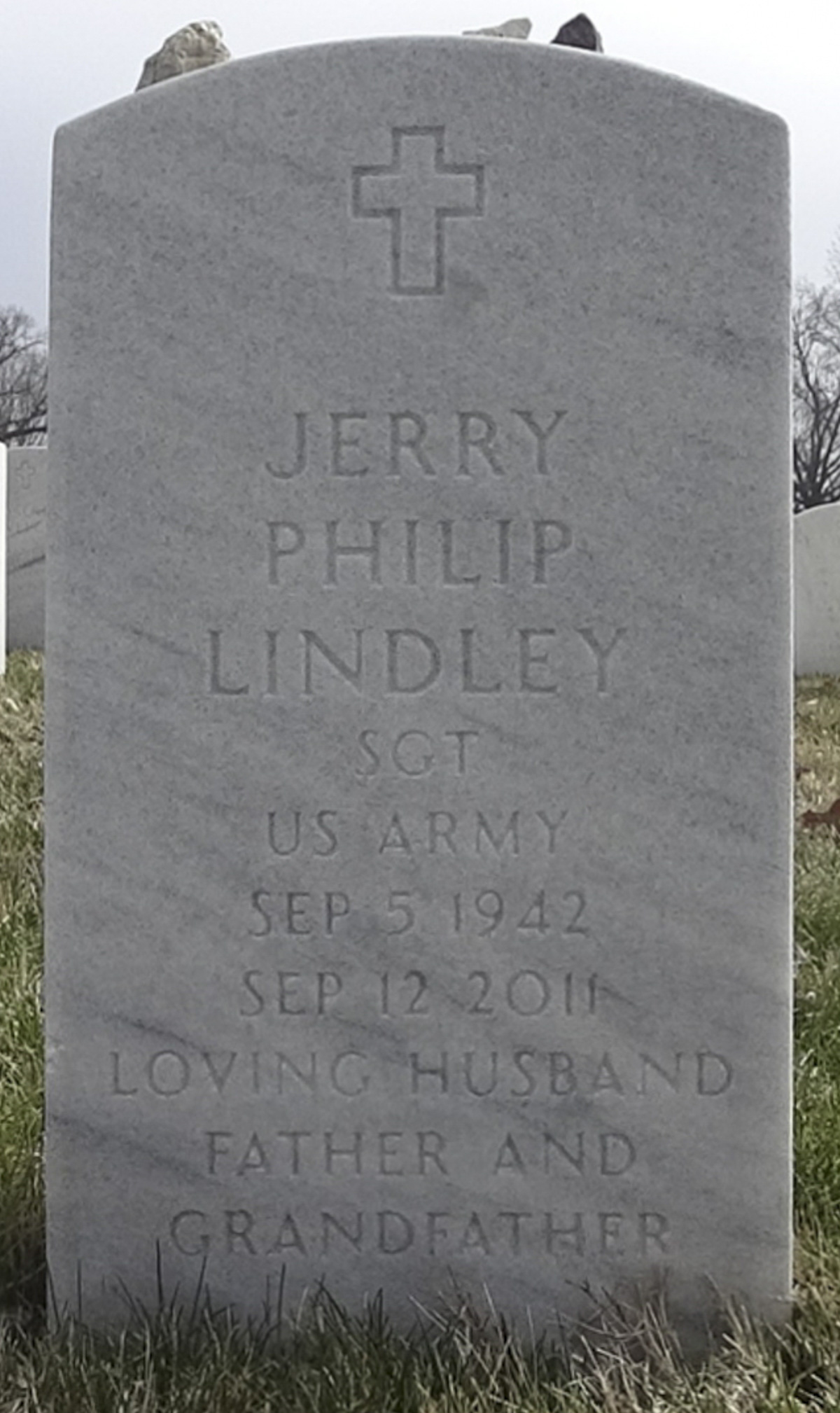 Gravesite marker image for jerry philip lindley