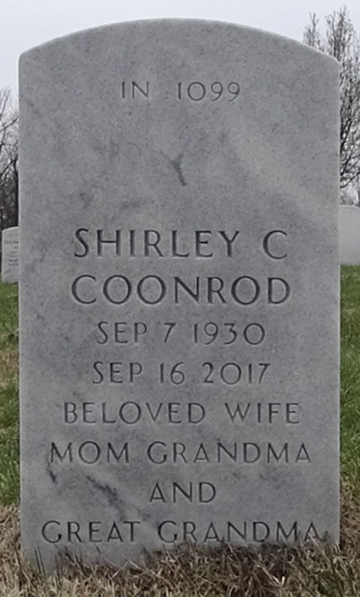 Gravesite marker image for bob r coonrod