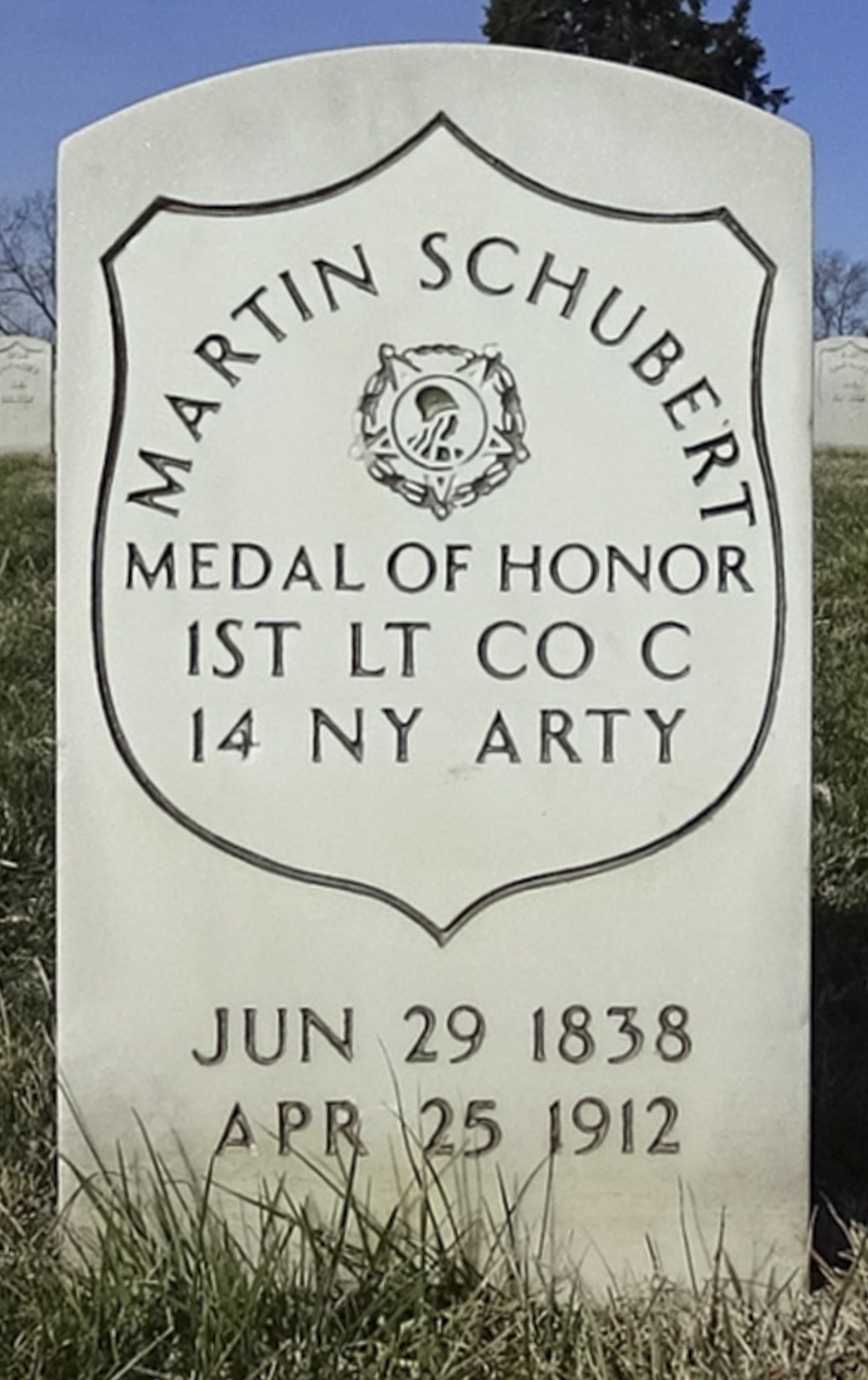 Gravesite marker image for martin schubert