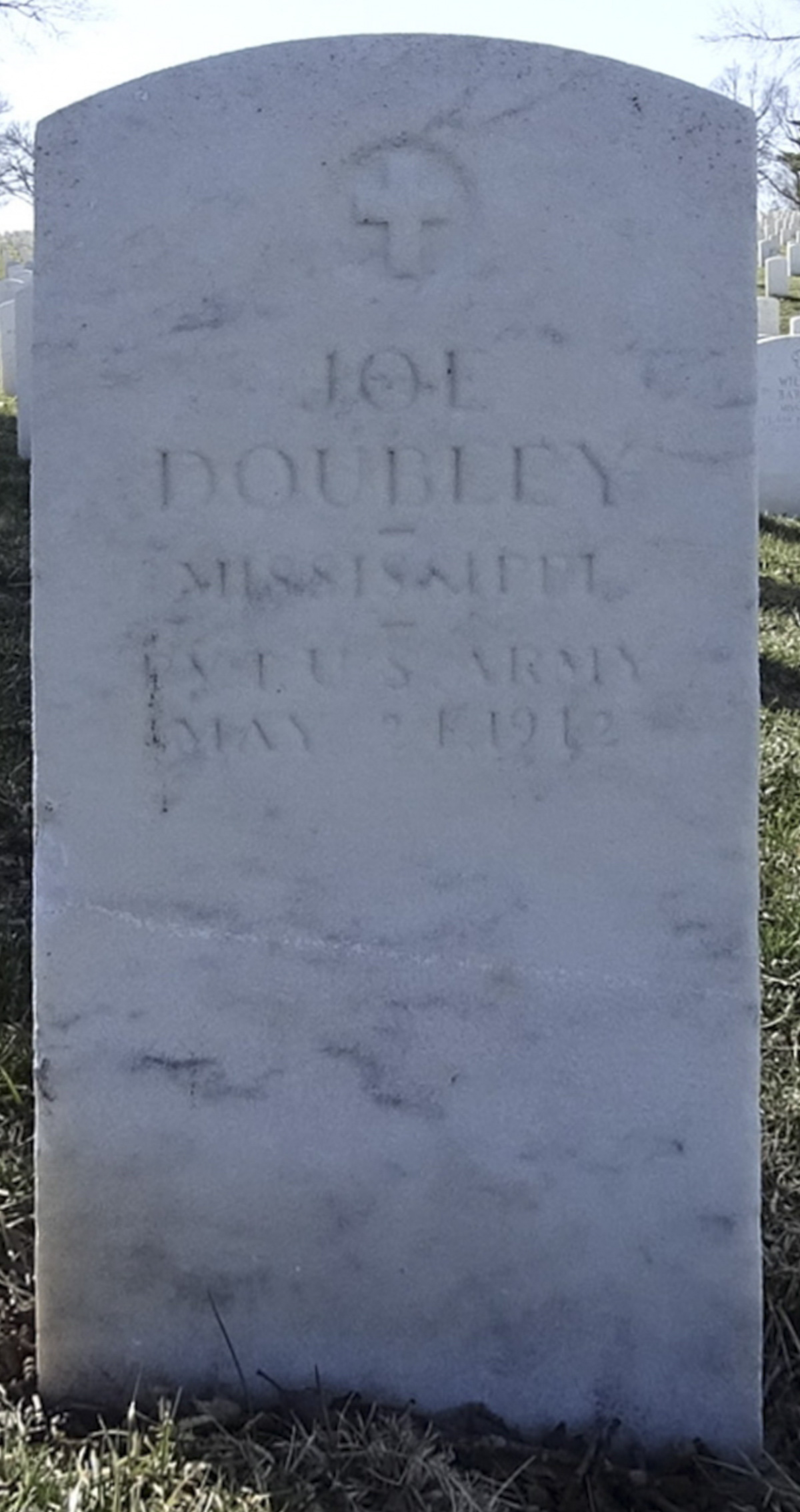 Gravesite marker image for joe doubley
