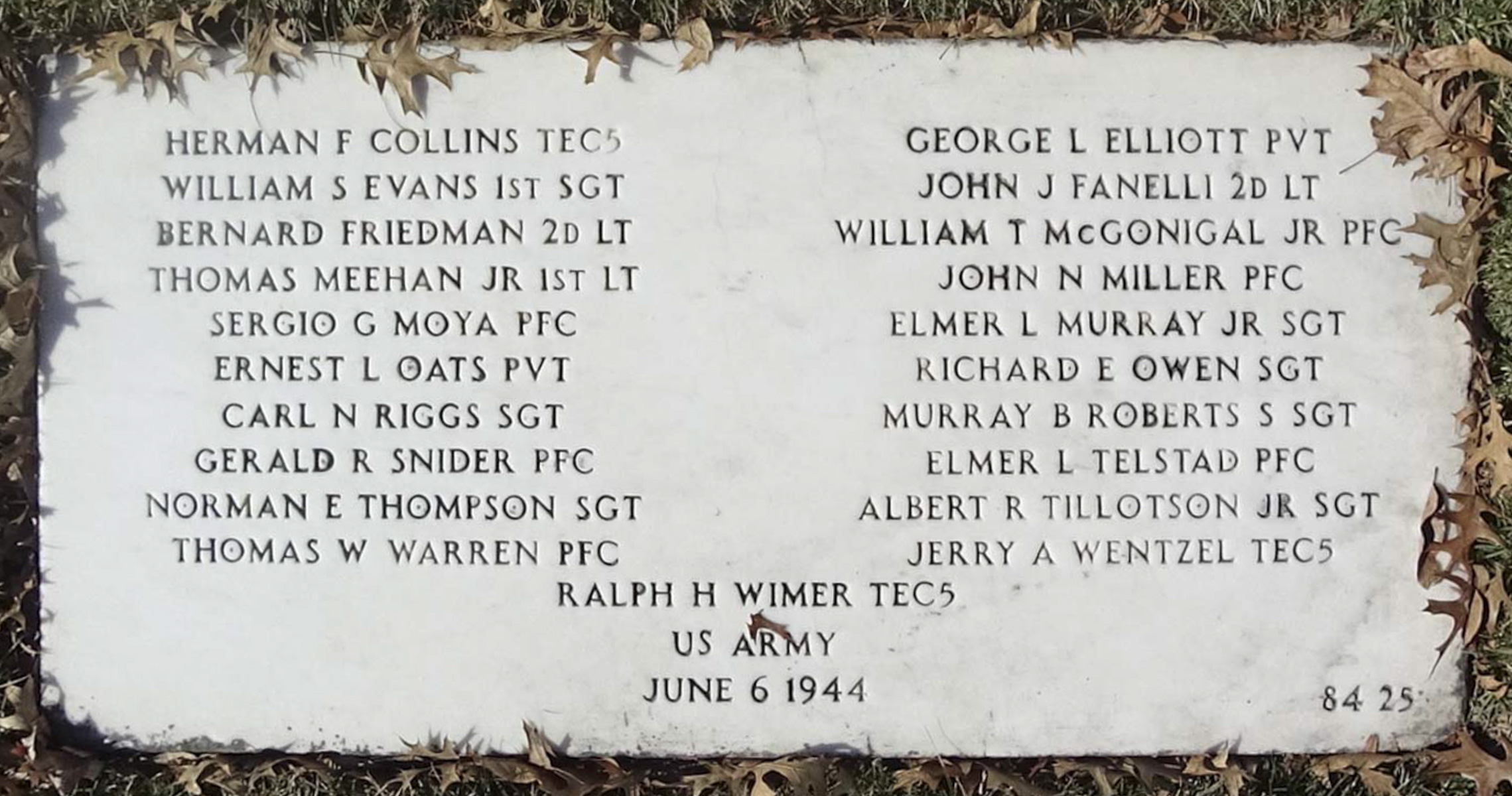 Gravesite marker image for herman f collins