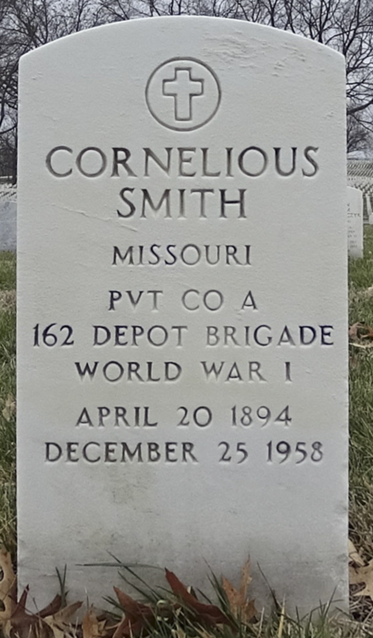 Gravesite marker image for cornelious smith