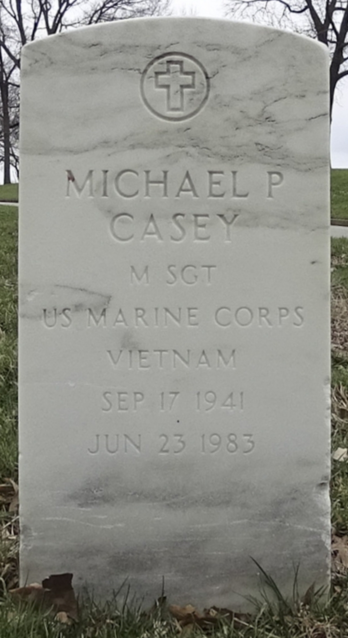 Gravesite marker image for michael p casey