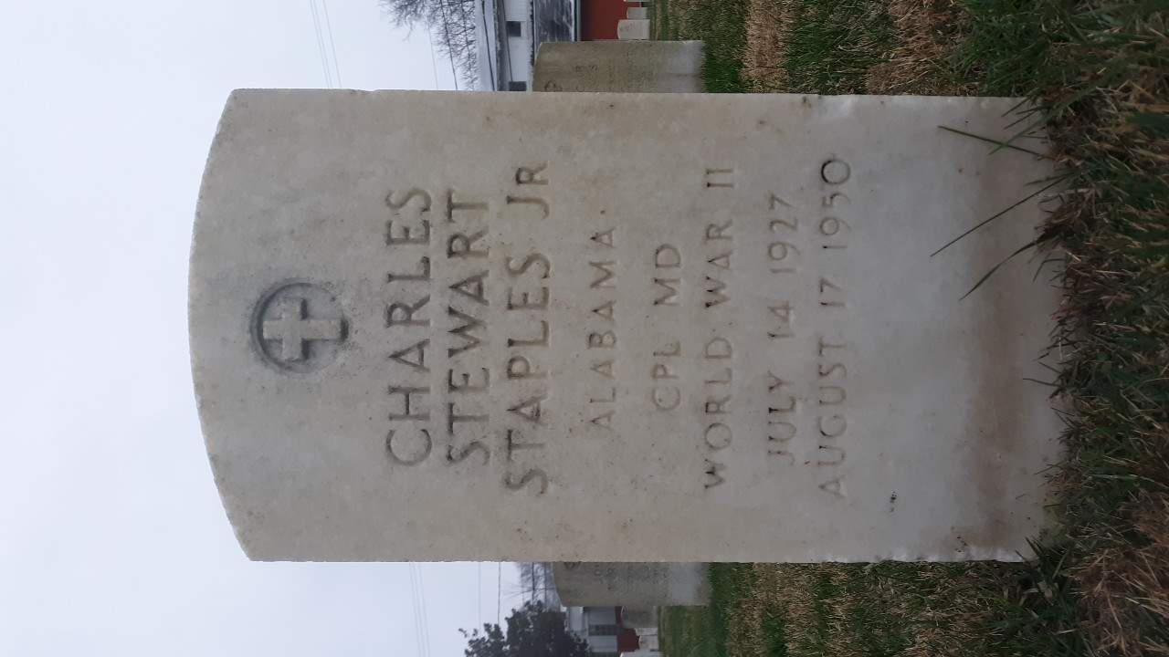 Gravesite marker image for charles s staples jr