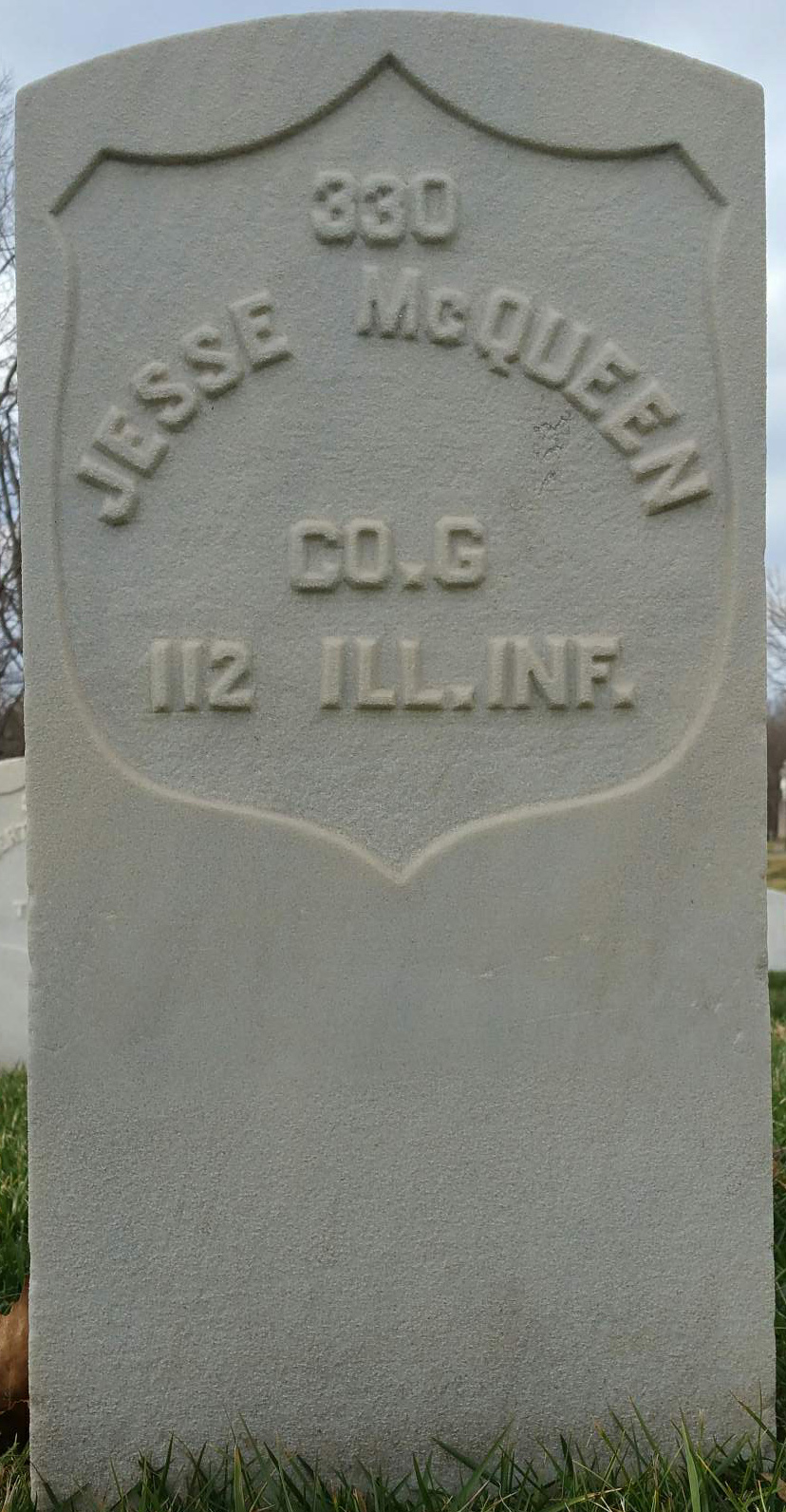 Gravesite marker image for jesse mcqueen
