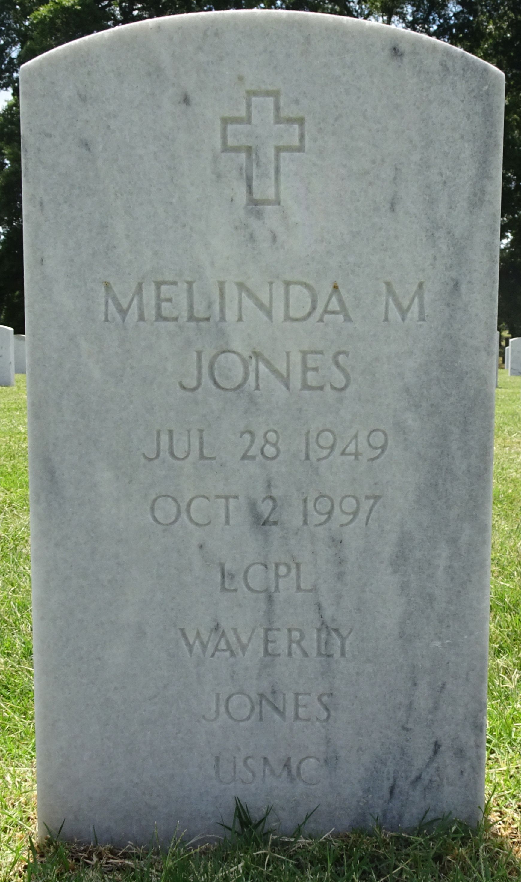 Gravesite marker image for waverly robert jones jr