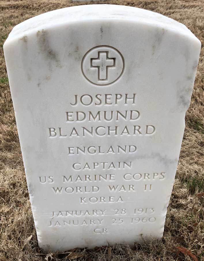 Gravesite marker image for joseph edmund blanchard
