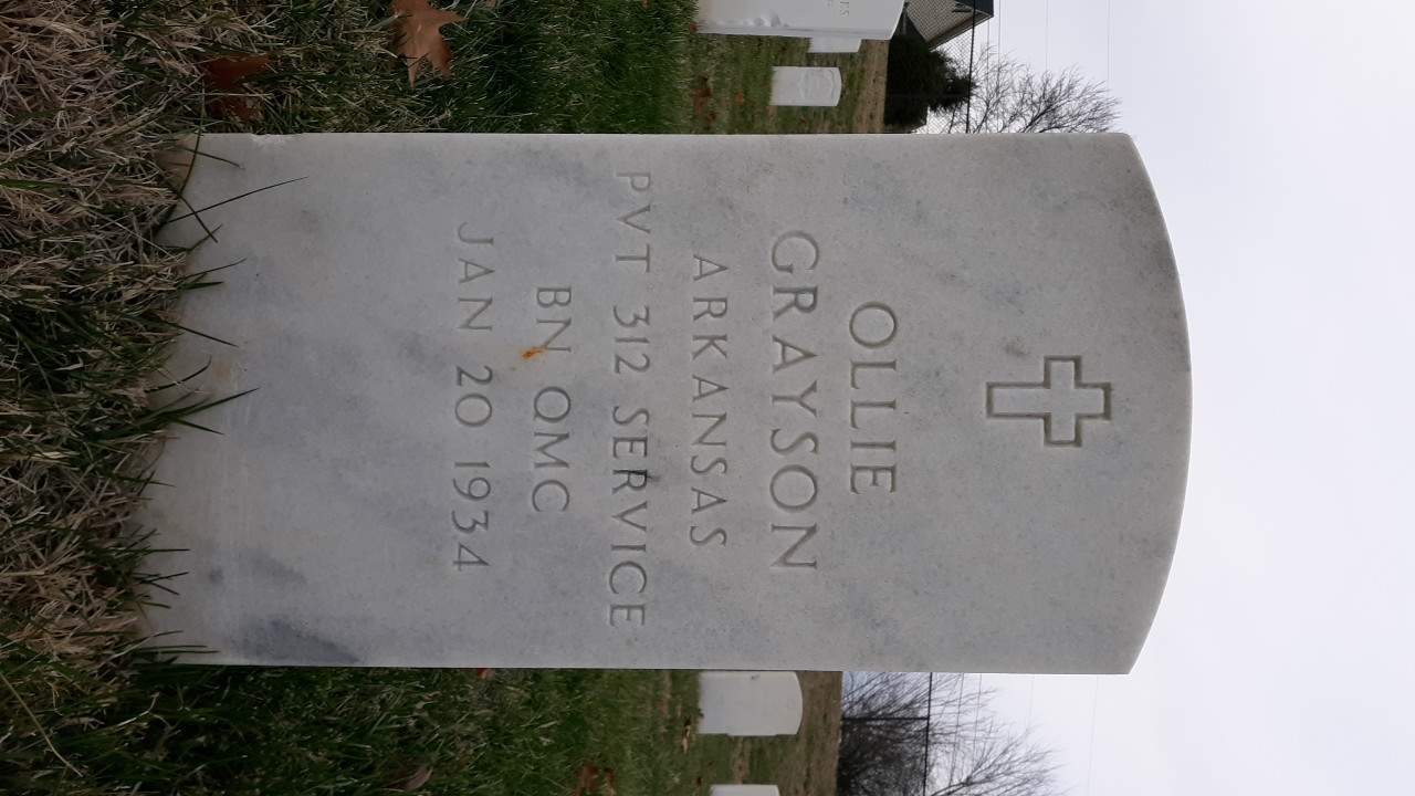 Gravesite marker image for ollie grayson