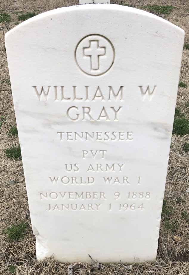 Gravesite marker image for william w gray