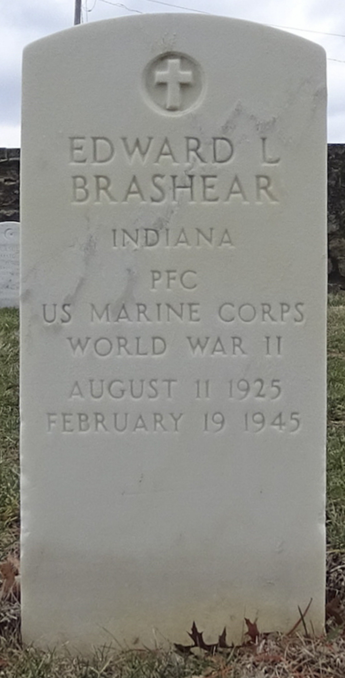 Gravesite marker image for edward lee brashear