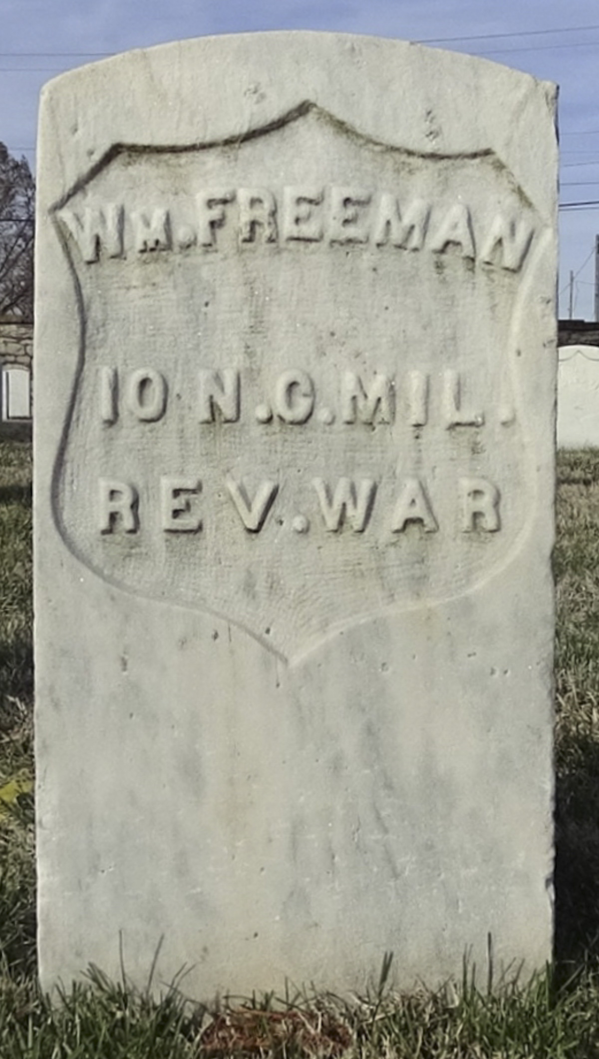 Gravesite marker image for william freeman