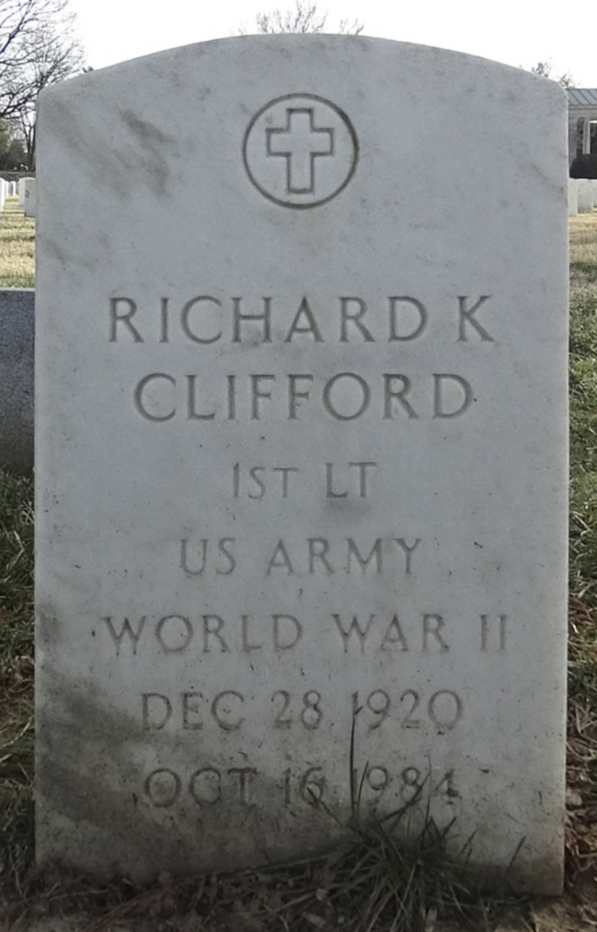 Gravesite marker image for richard k clifford