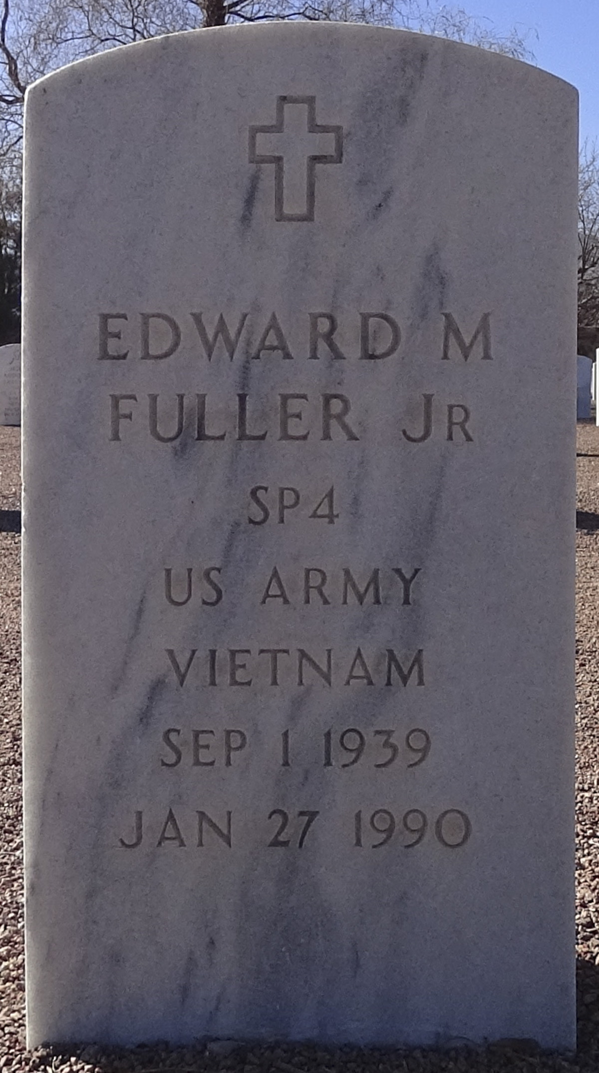 Gravesite marker image for edward m fuller jr