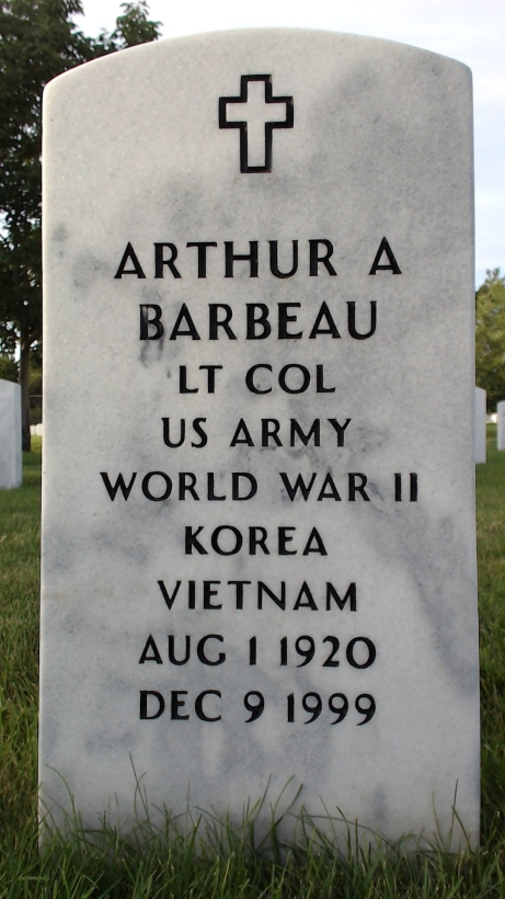 Gravesite marker image for arthur a barbeau