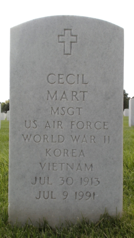 Gravesite marker image for cecil mart