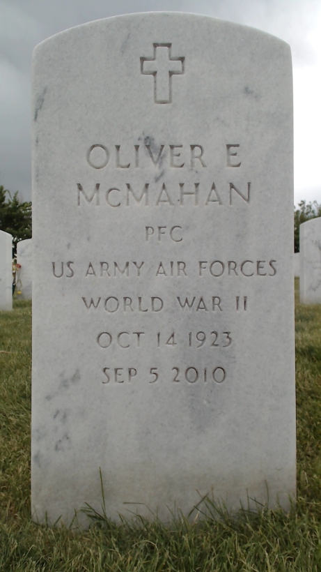 Gravesite marker image for oliver e mcmahan