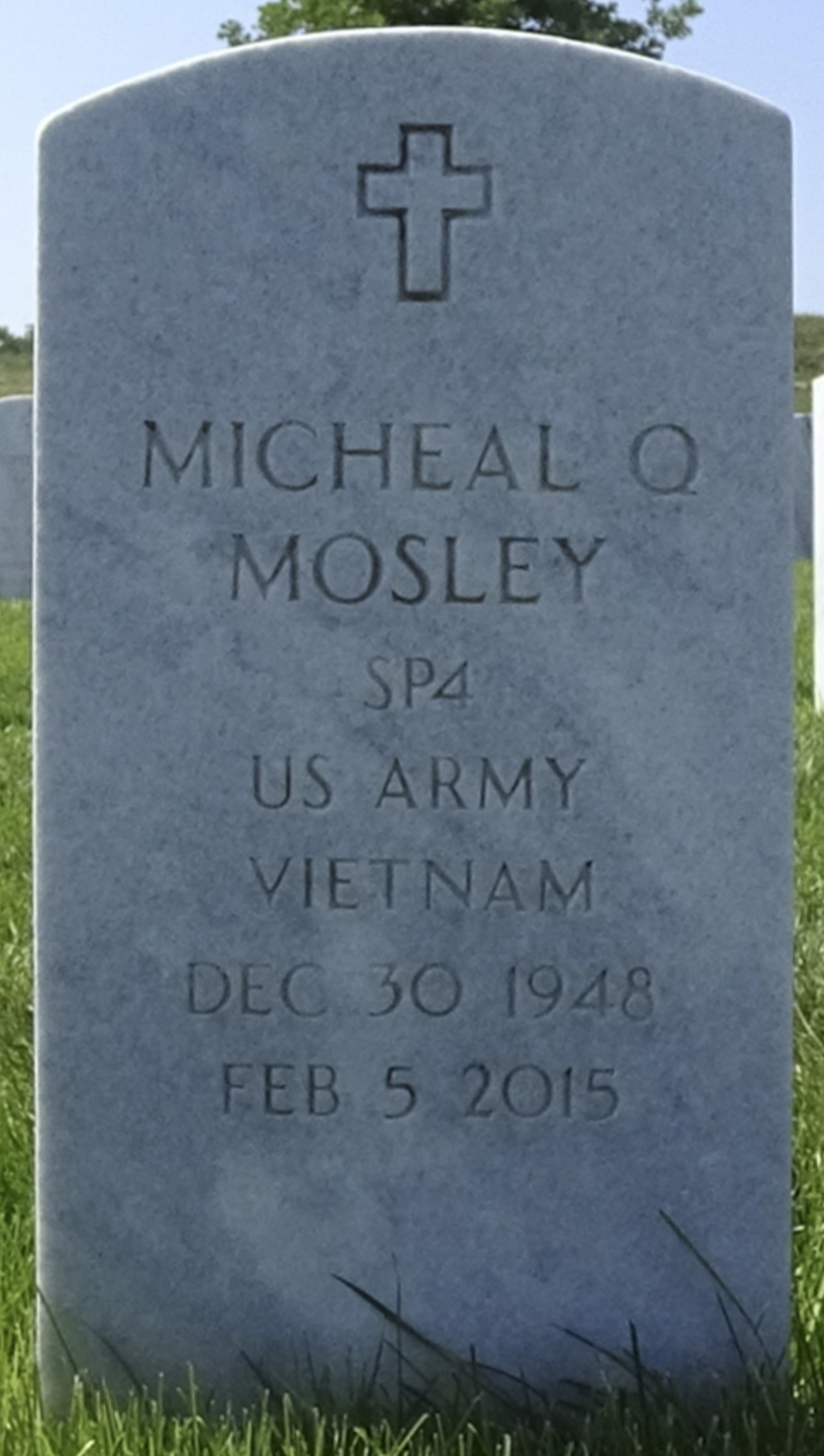 Gravesite marker image for micheal q mosley