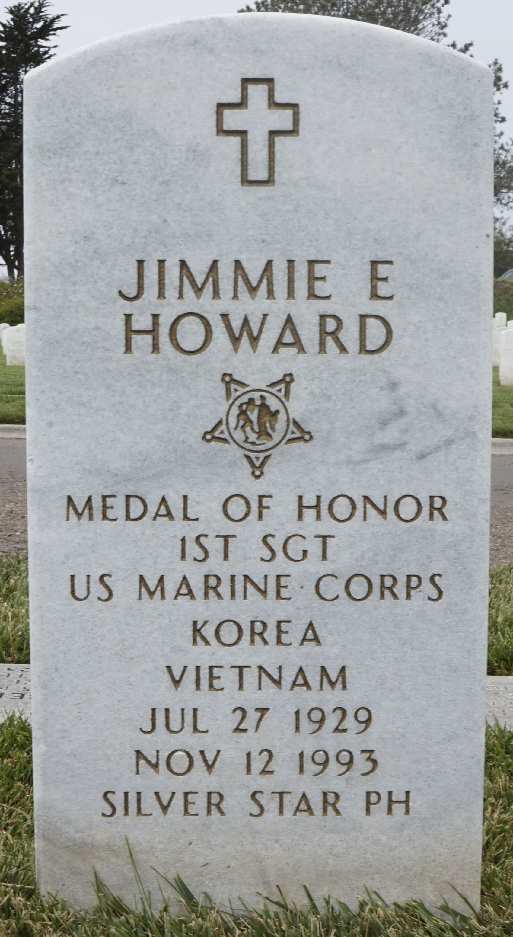 Gravesite marker image for jimmie earl howard