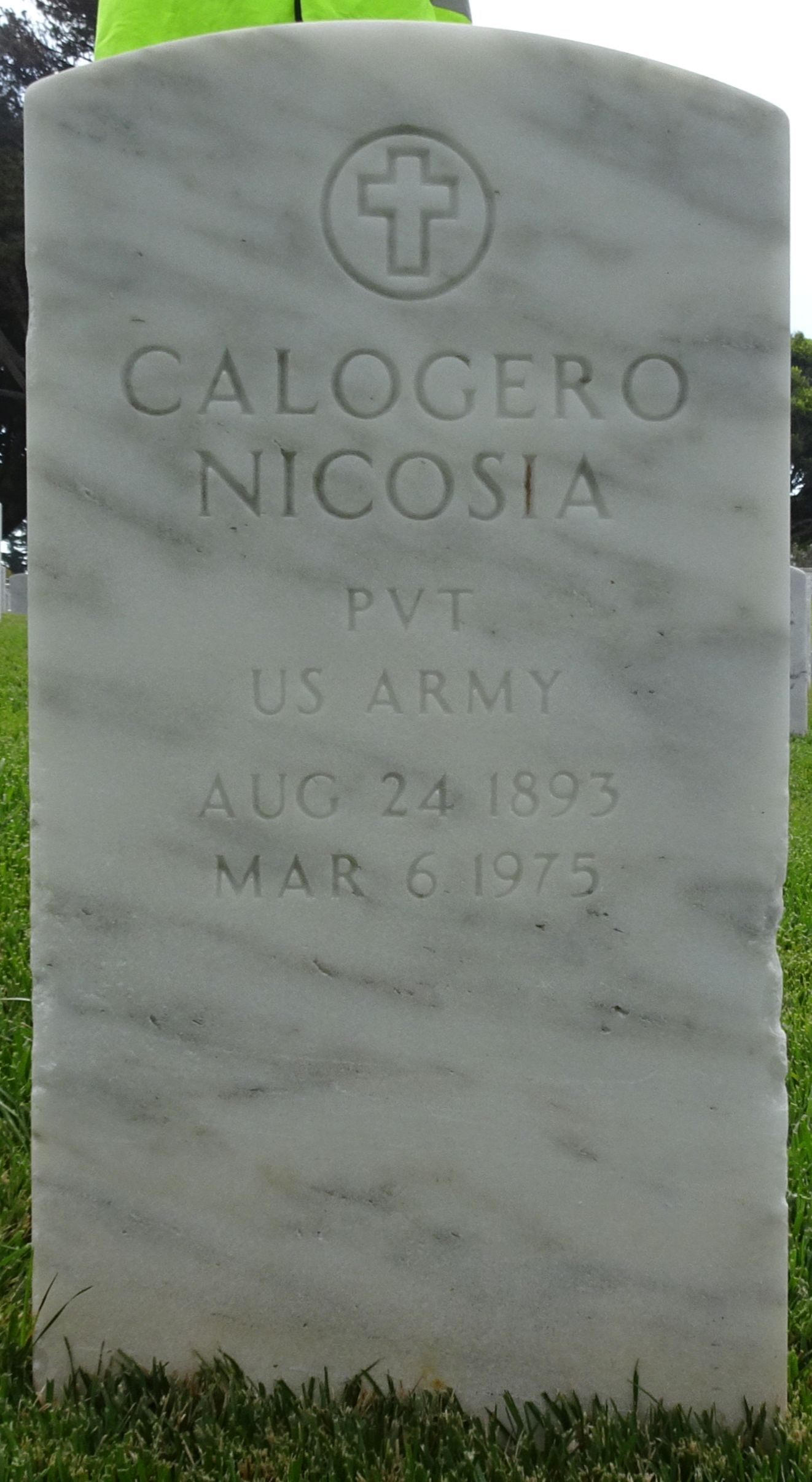 Gravesite marker image for calogero nicosia