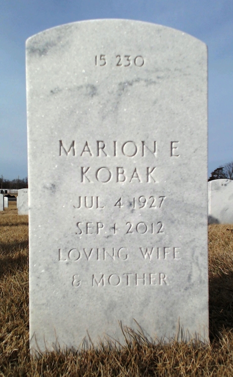 Gravesite marker image for leo andrew kobak