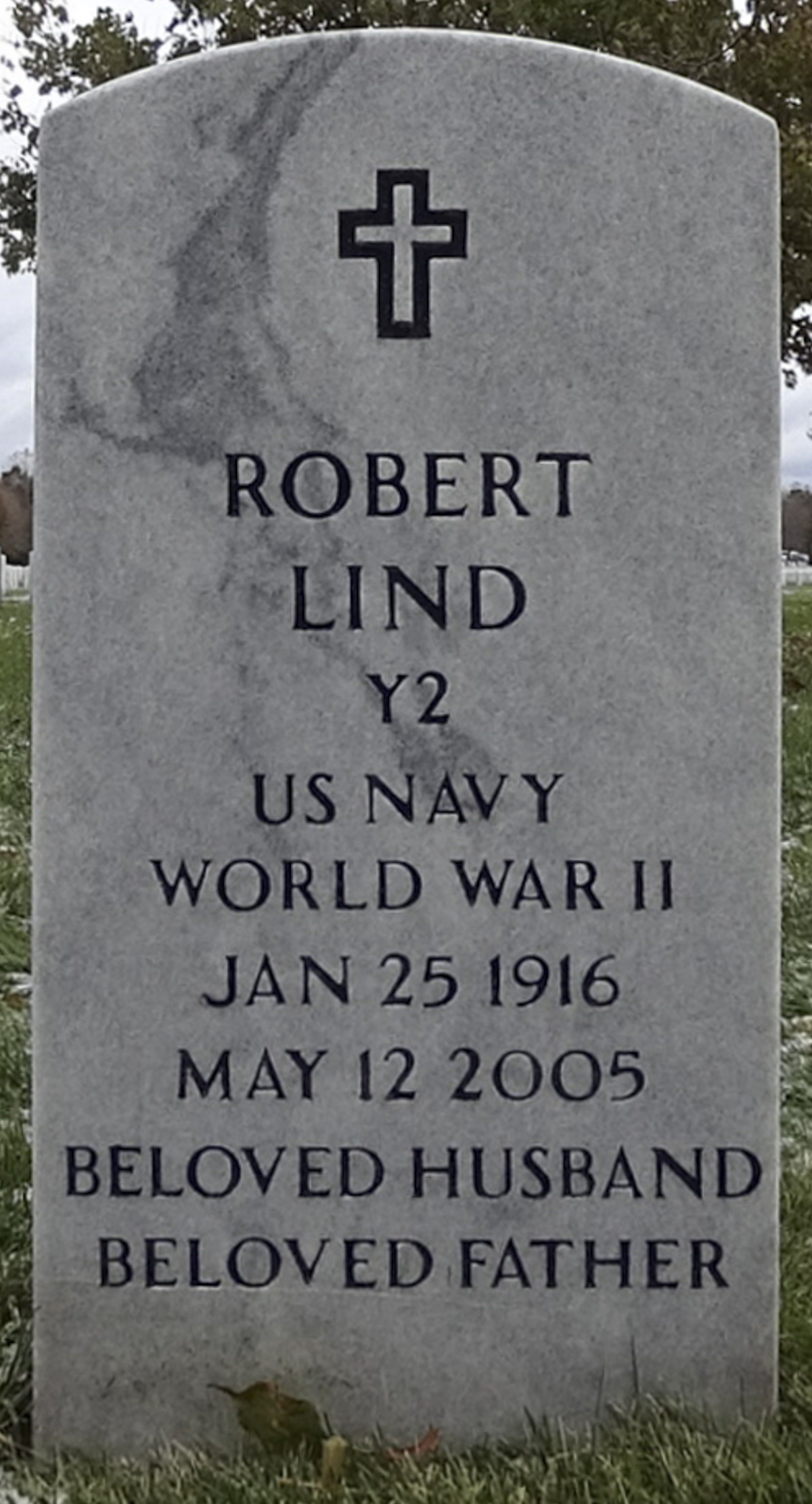 Gravesite marker image for robert lind