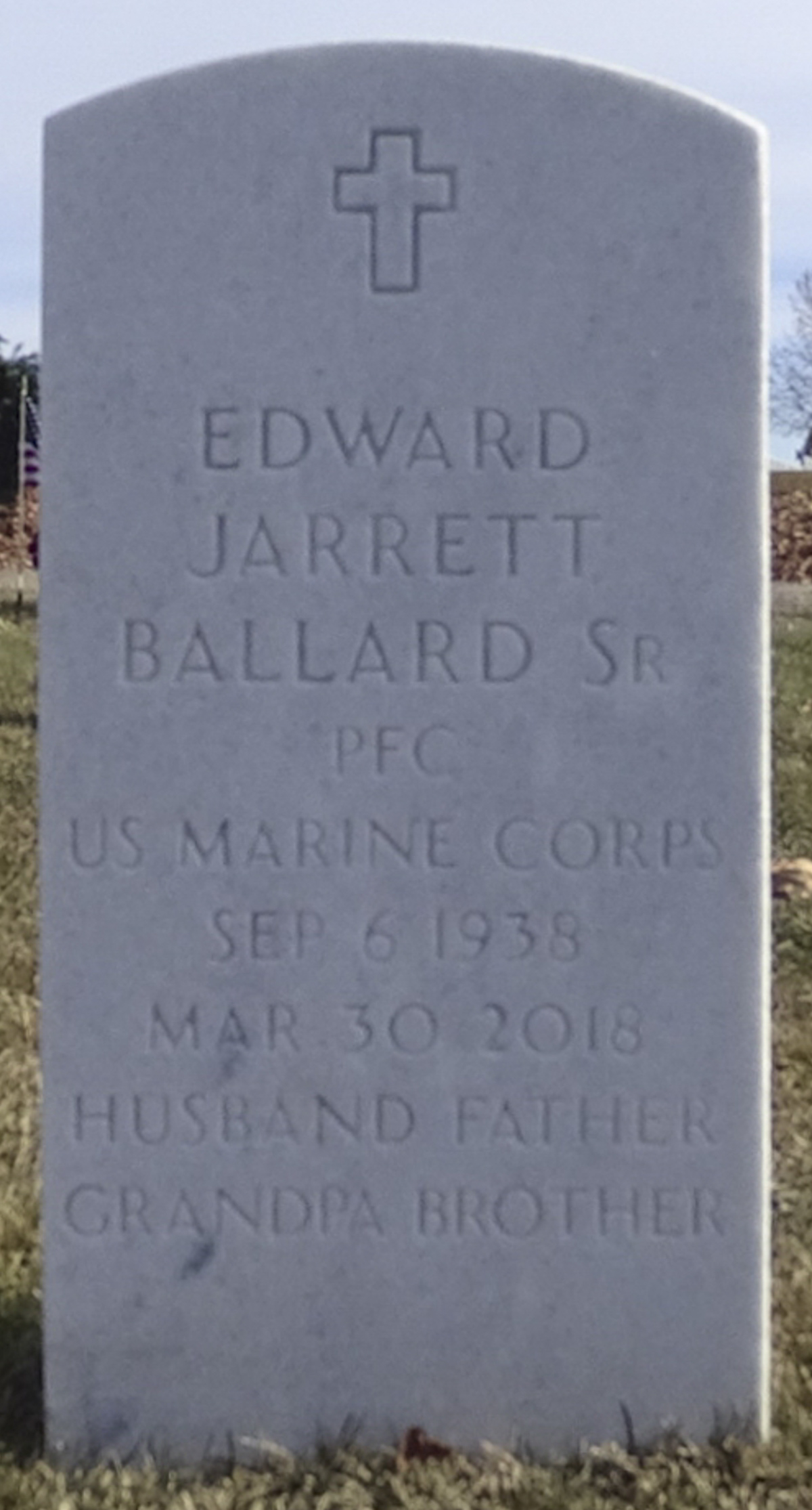 Gravesite marker image for edward jarrett ballard sr