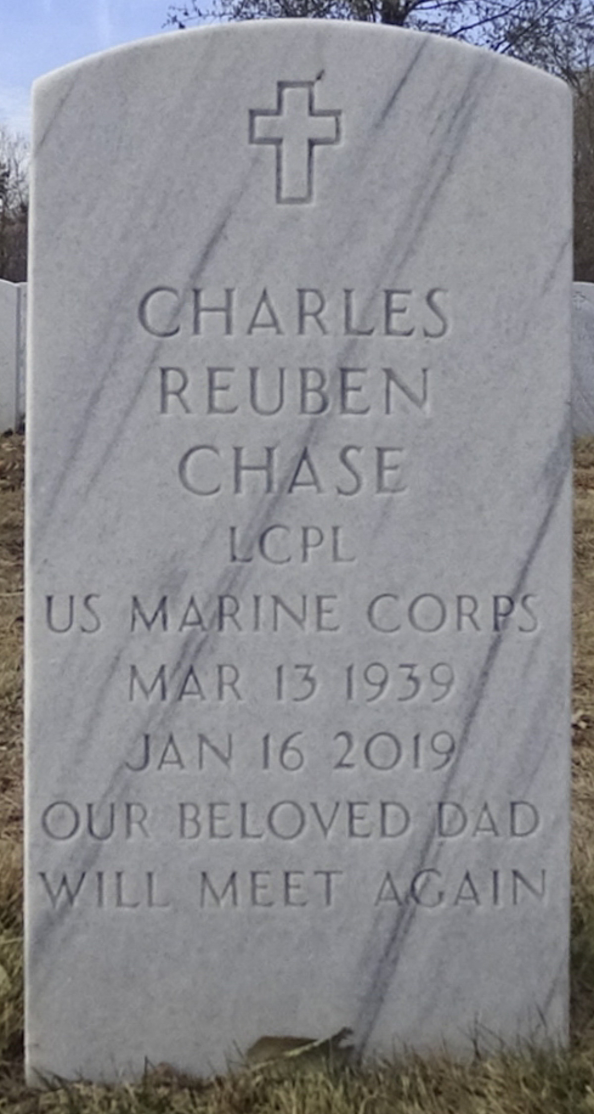 Gravesite marker image for charles reuben chase