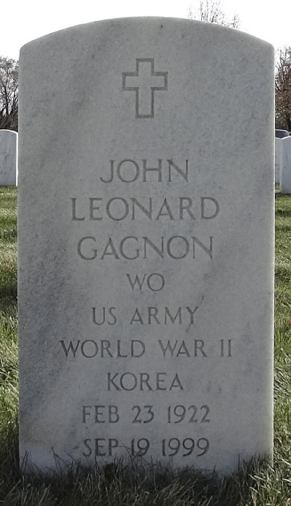 Gravesite marker image for john leonard gagnon