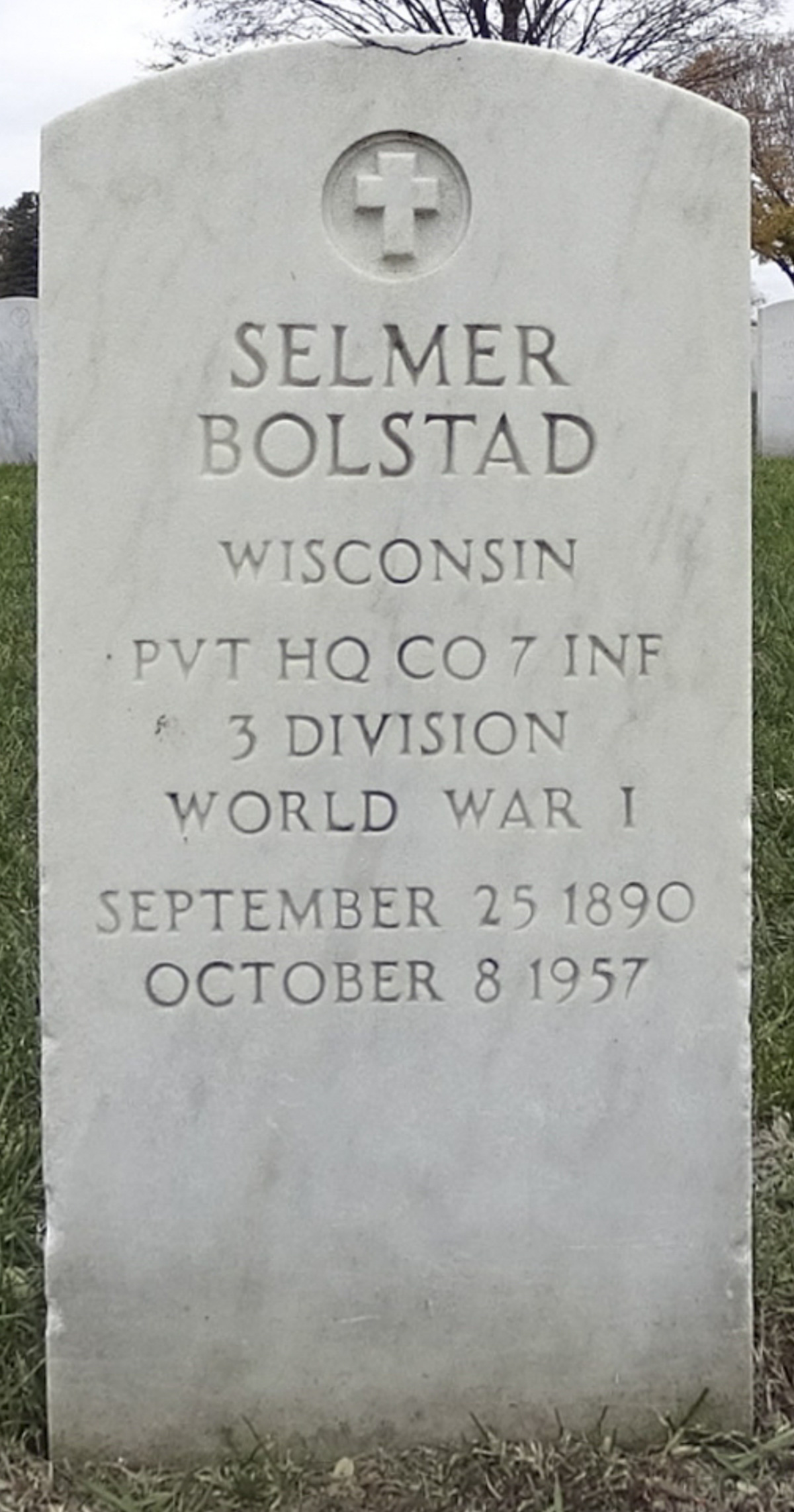Gravesite marker image for selmer bolstad