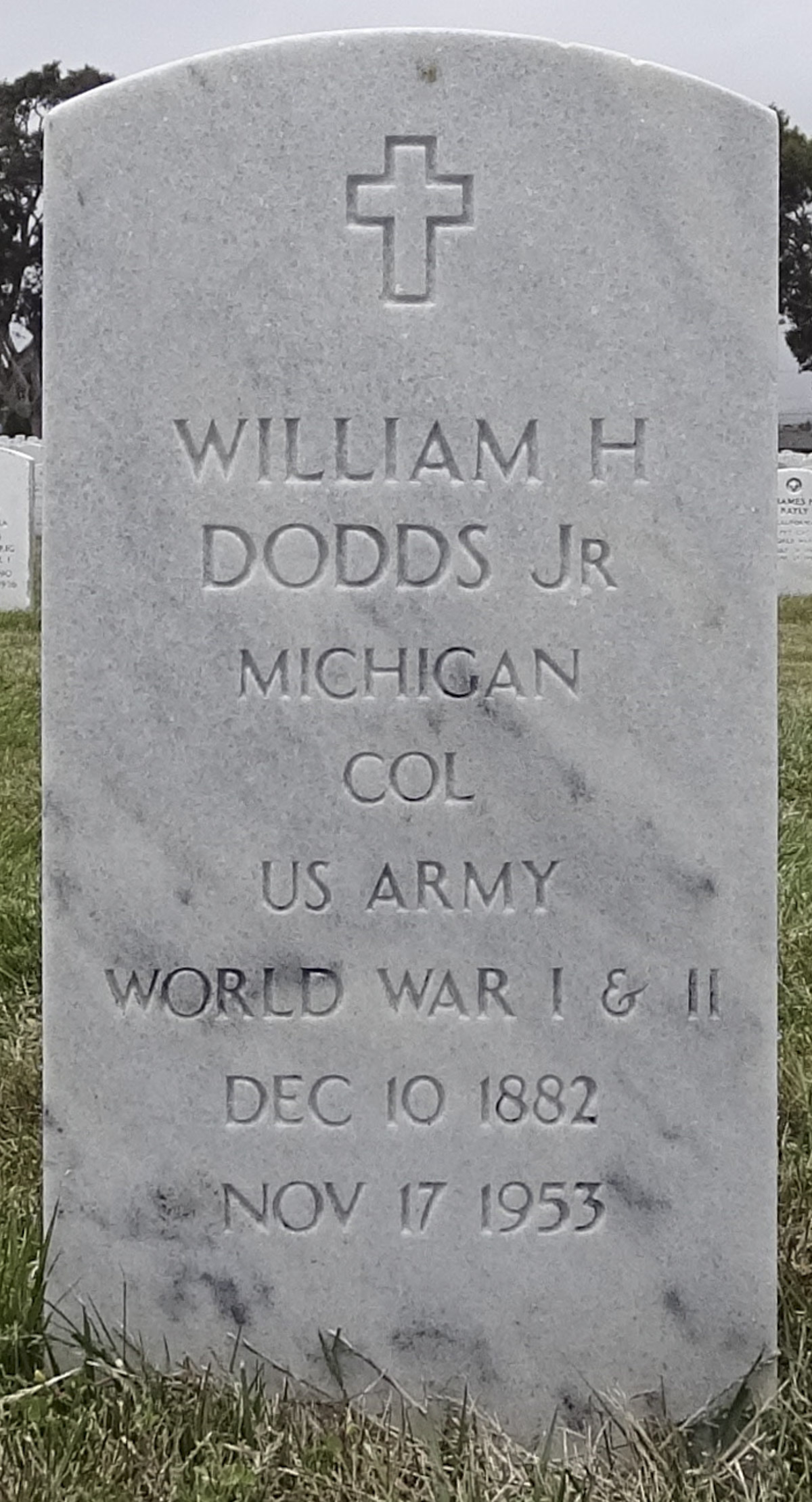 Gravesite marker image for william a dodds
