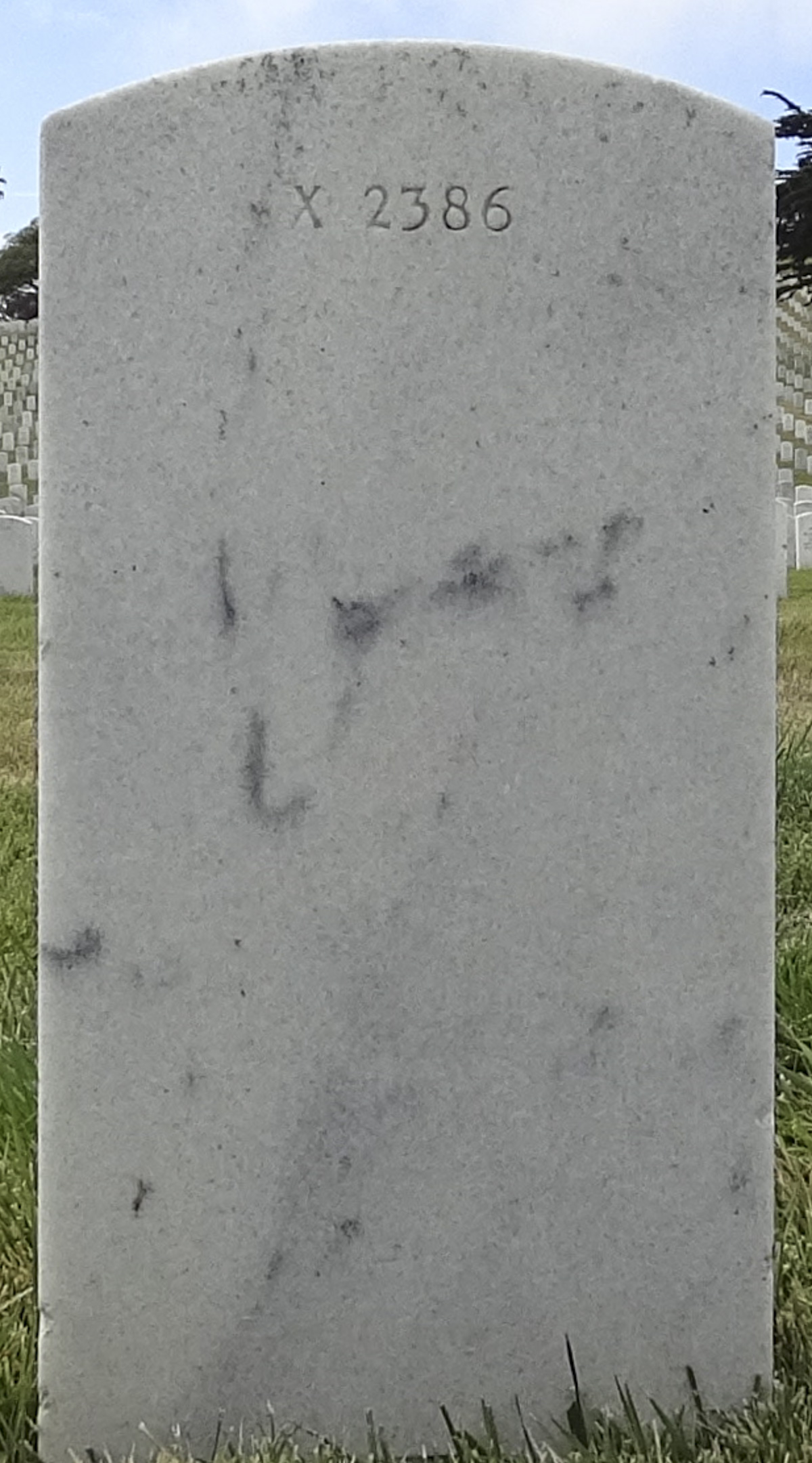 Gravesite marker image for odell f morrison