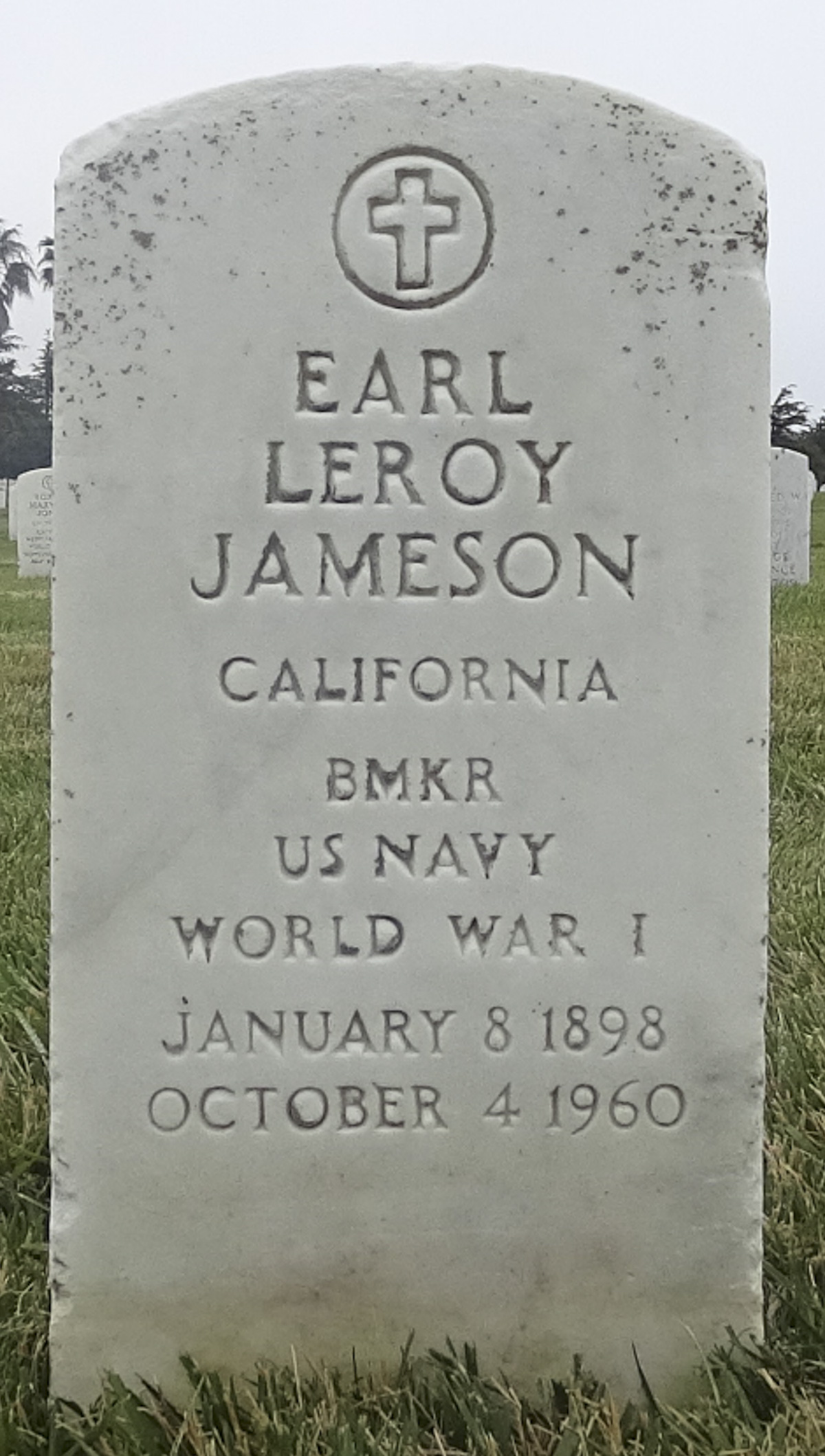 Gravesite marker image for earl leroy jameson