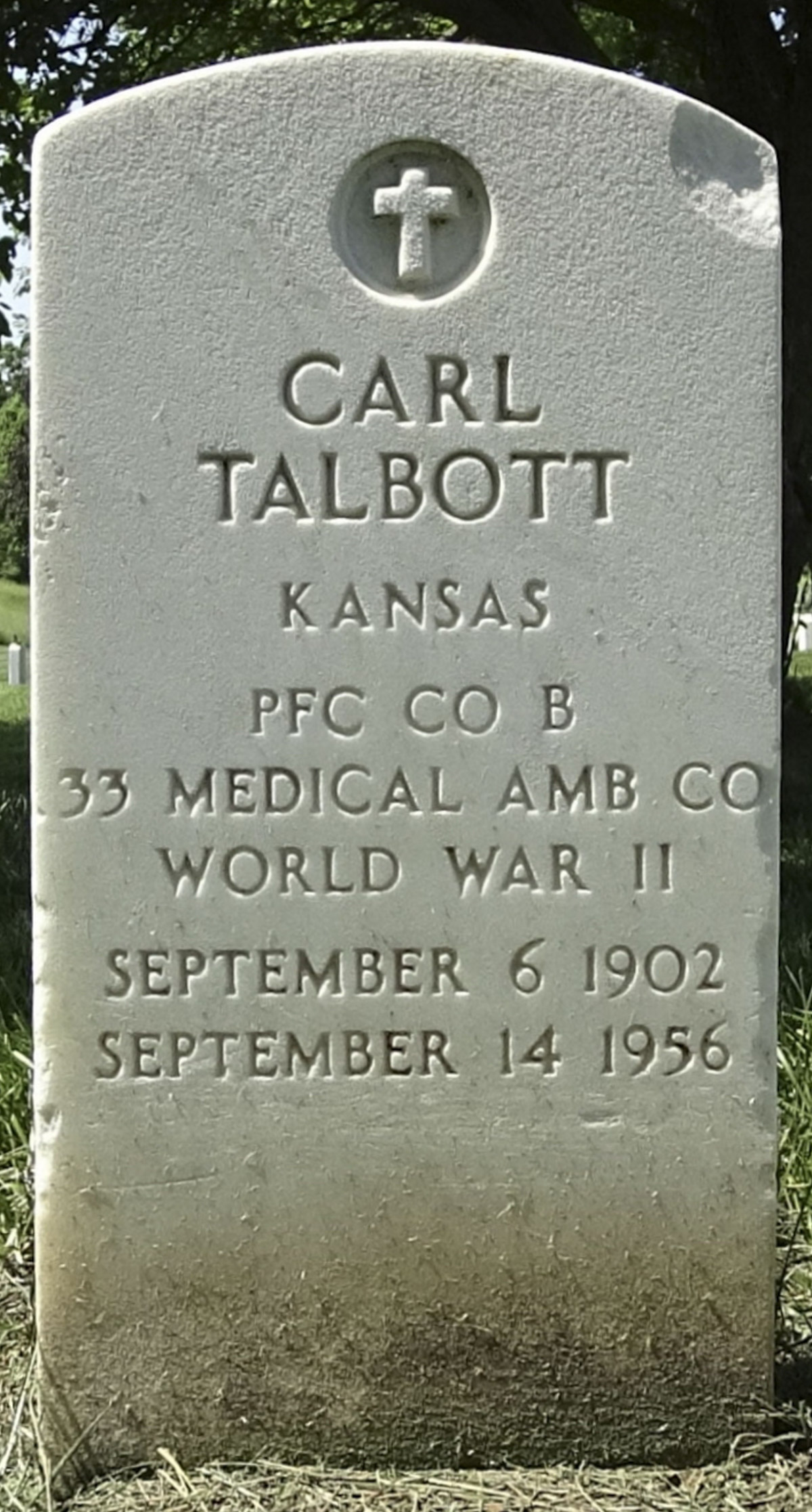 Gravesite marker image for carl talbott