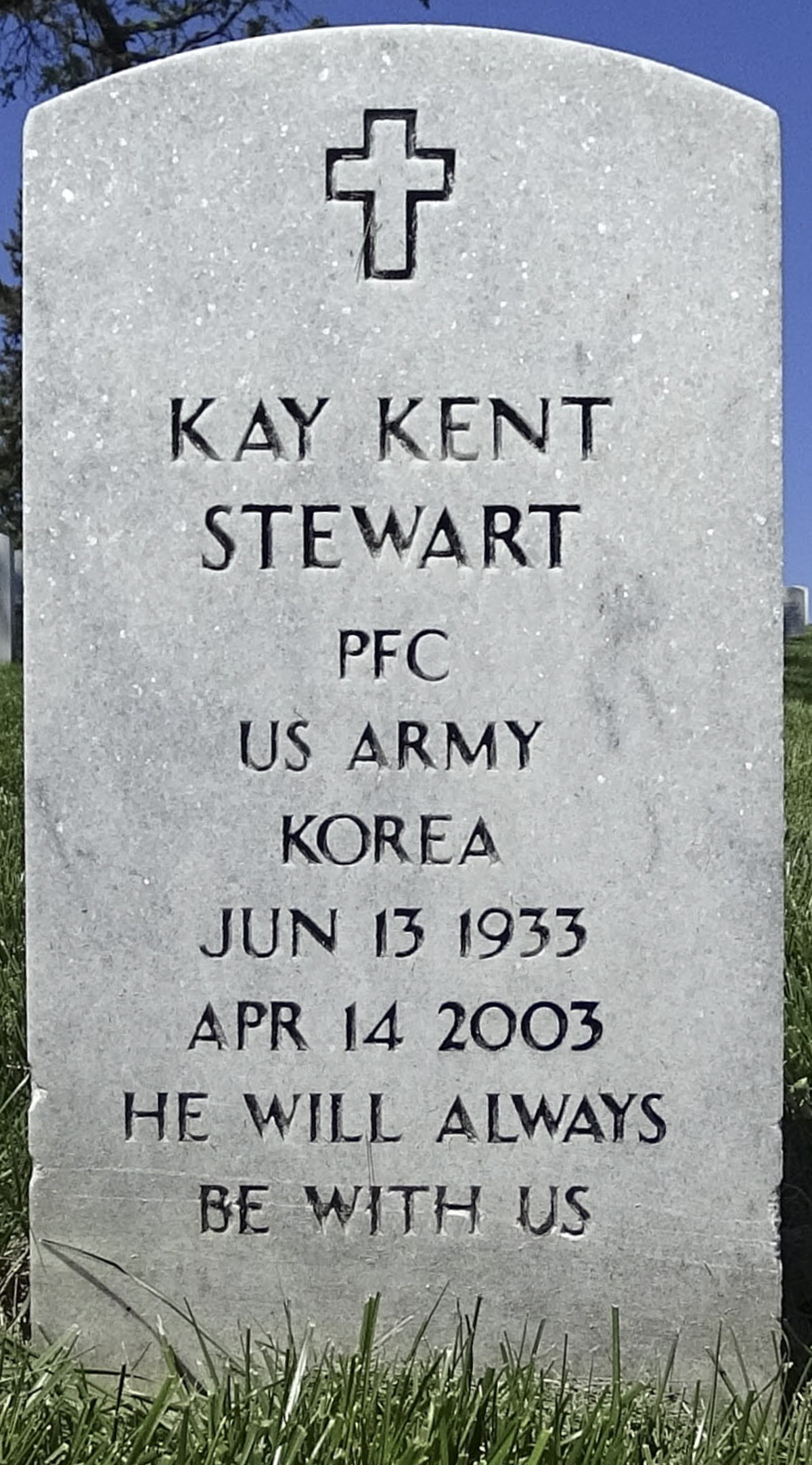 Gravesite marker image for kay kent stewart