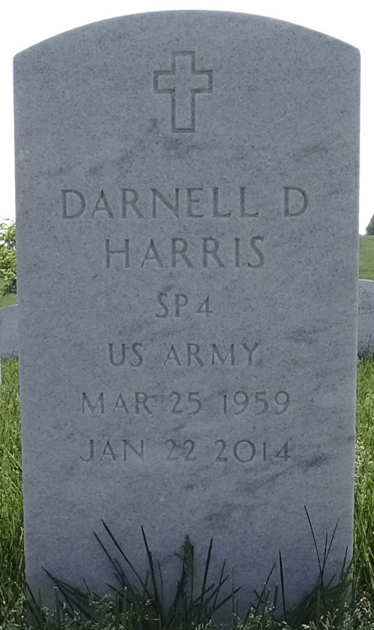 Gravesite marker image for darnell d harris