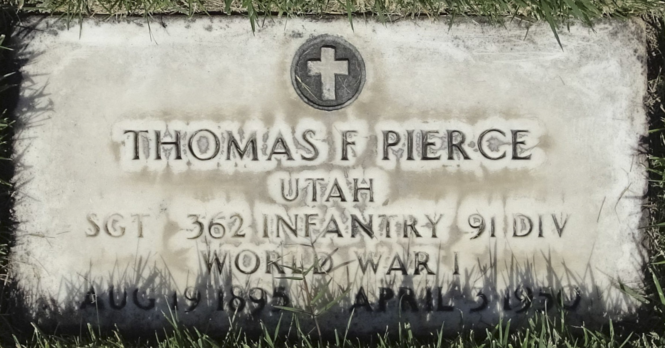 Gravesite marker image for thomas franklin pierce