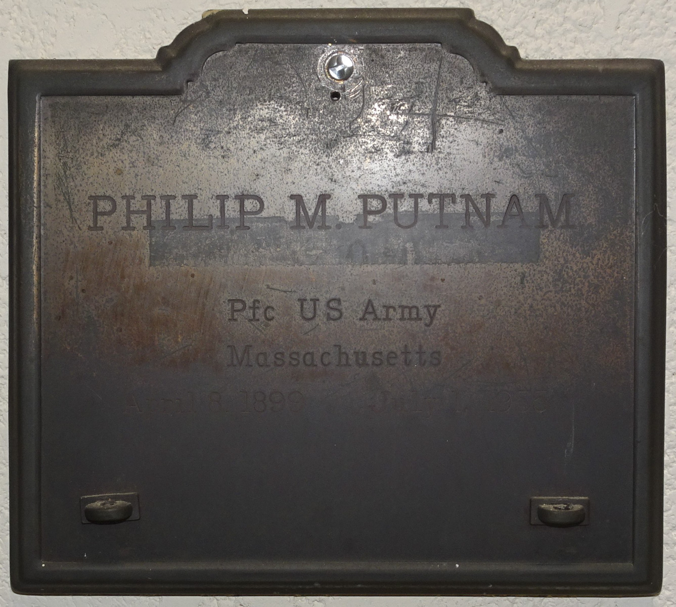 Gravesite marker image for philip putnam