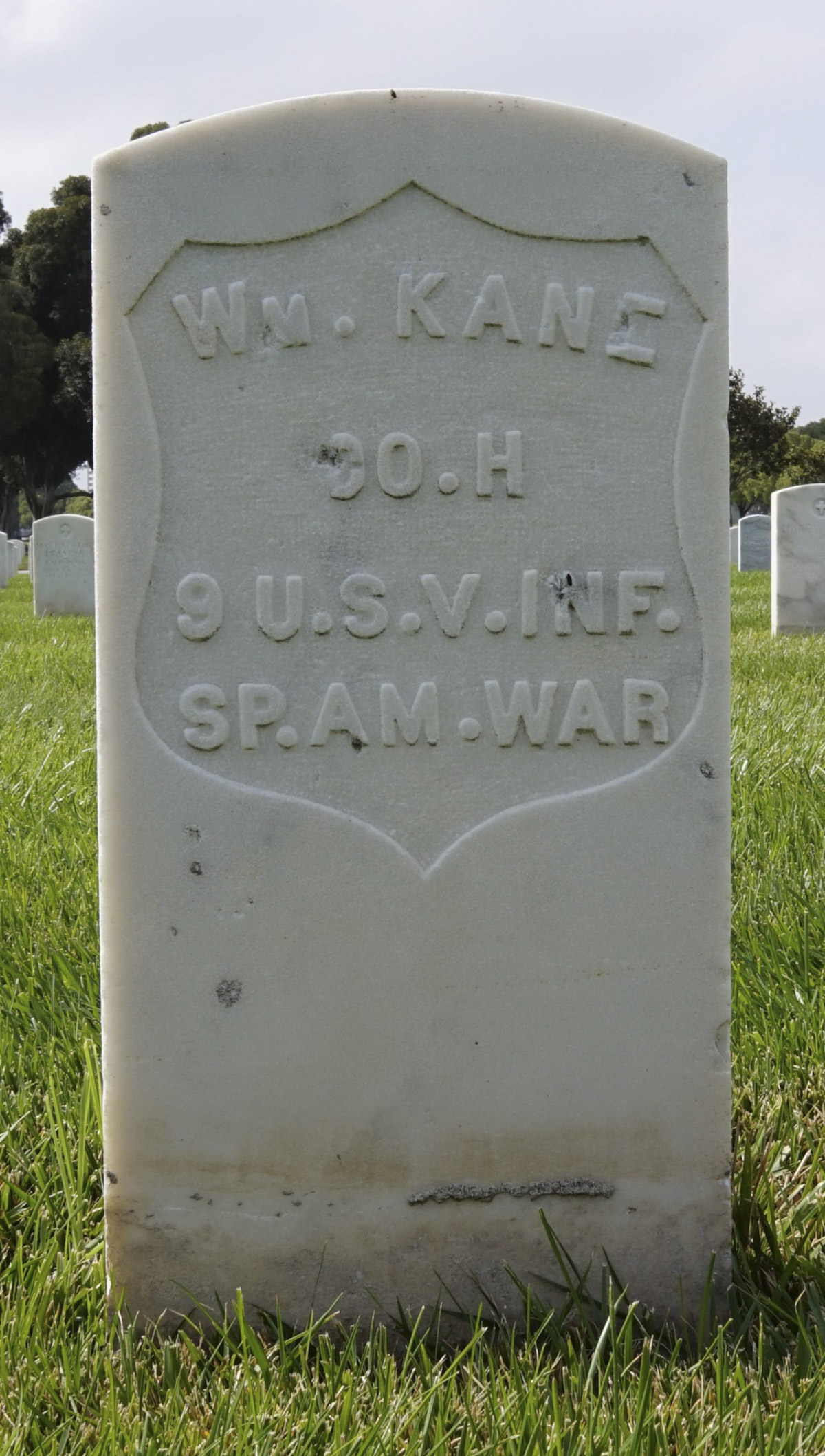 Gravesite marker image for william kane