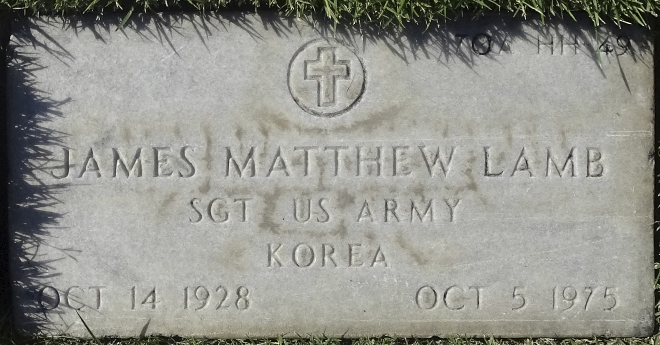 Gravesite marker image for james matthew lamb