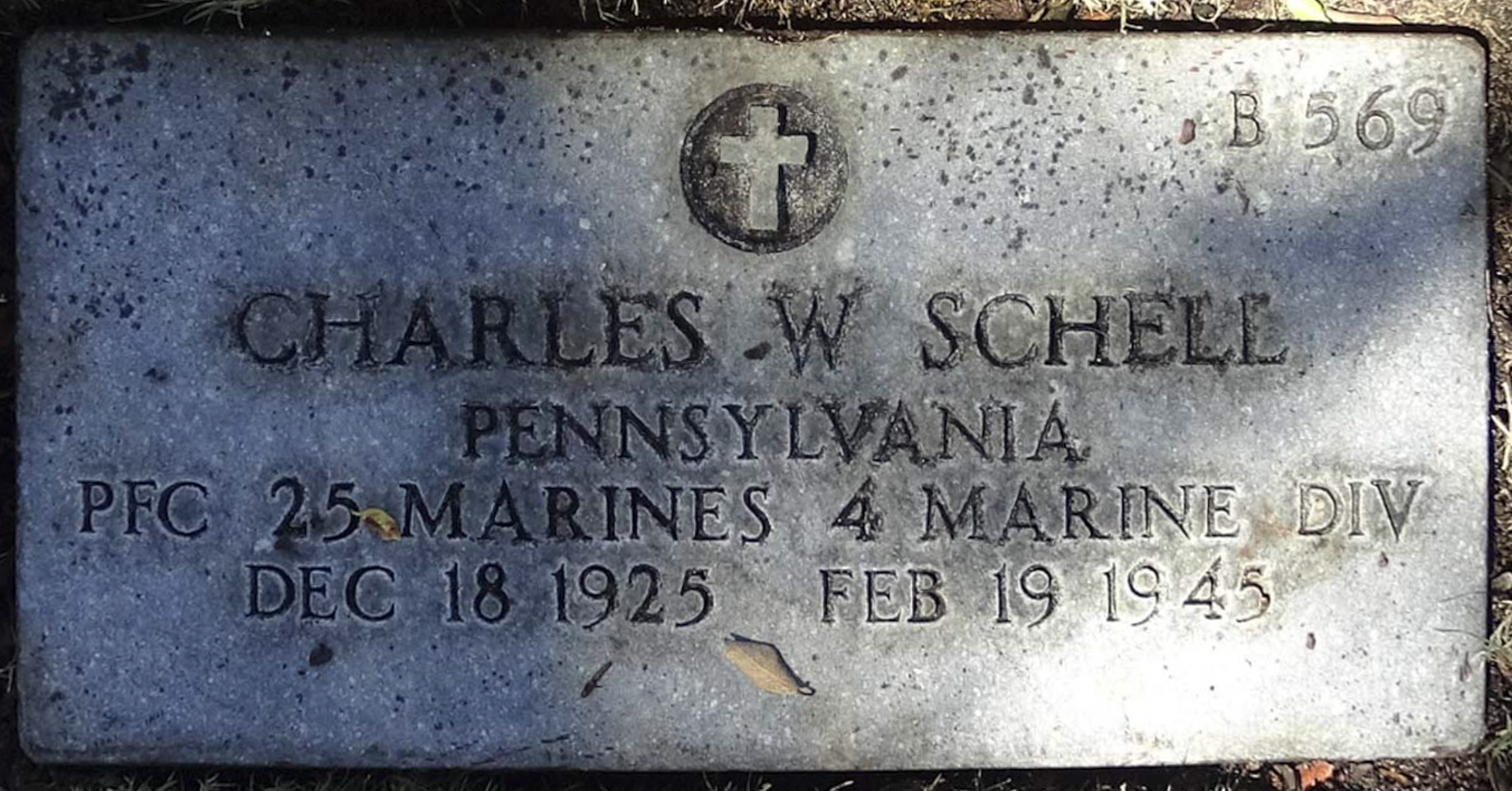 Gravesite marker image for charles w schell