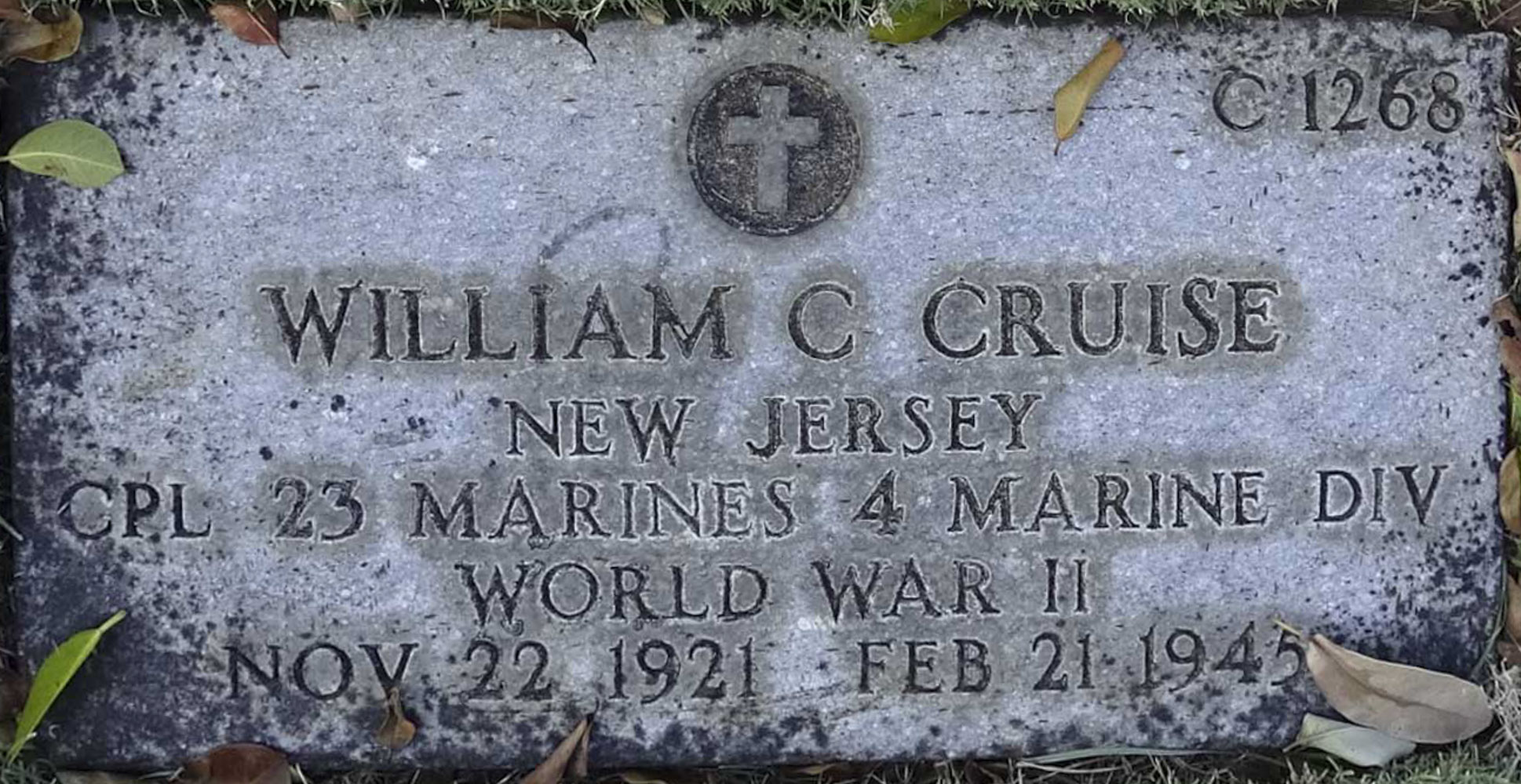 Gravesite marker image for william charles cruise