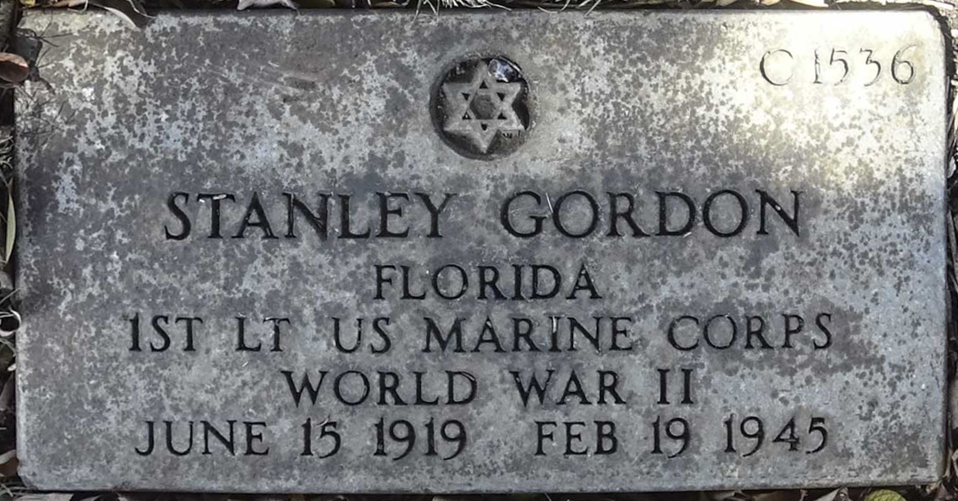Gravesite marker image for stanley gordon