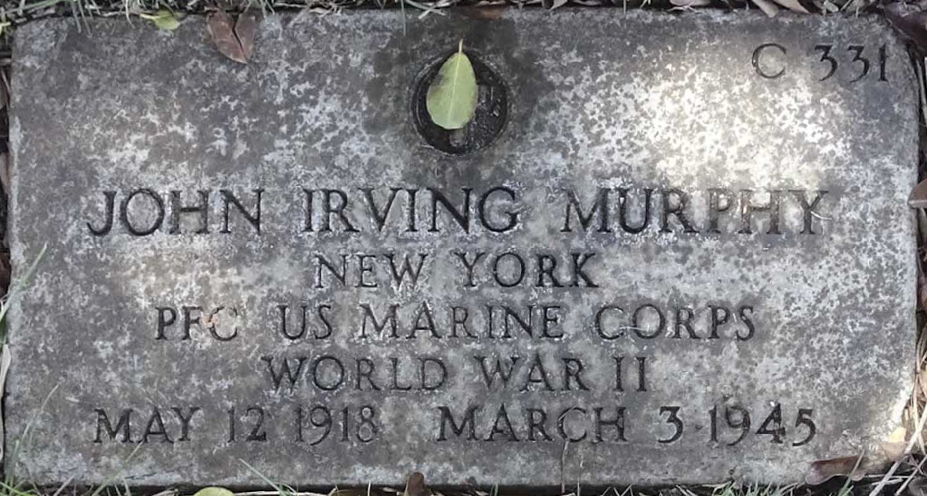 Gravesite marker image for john irving murphy