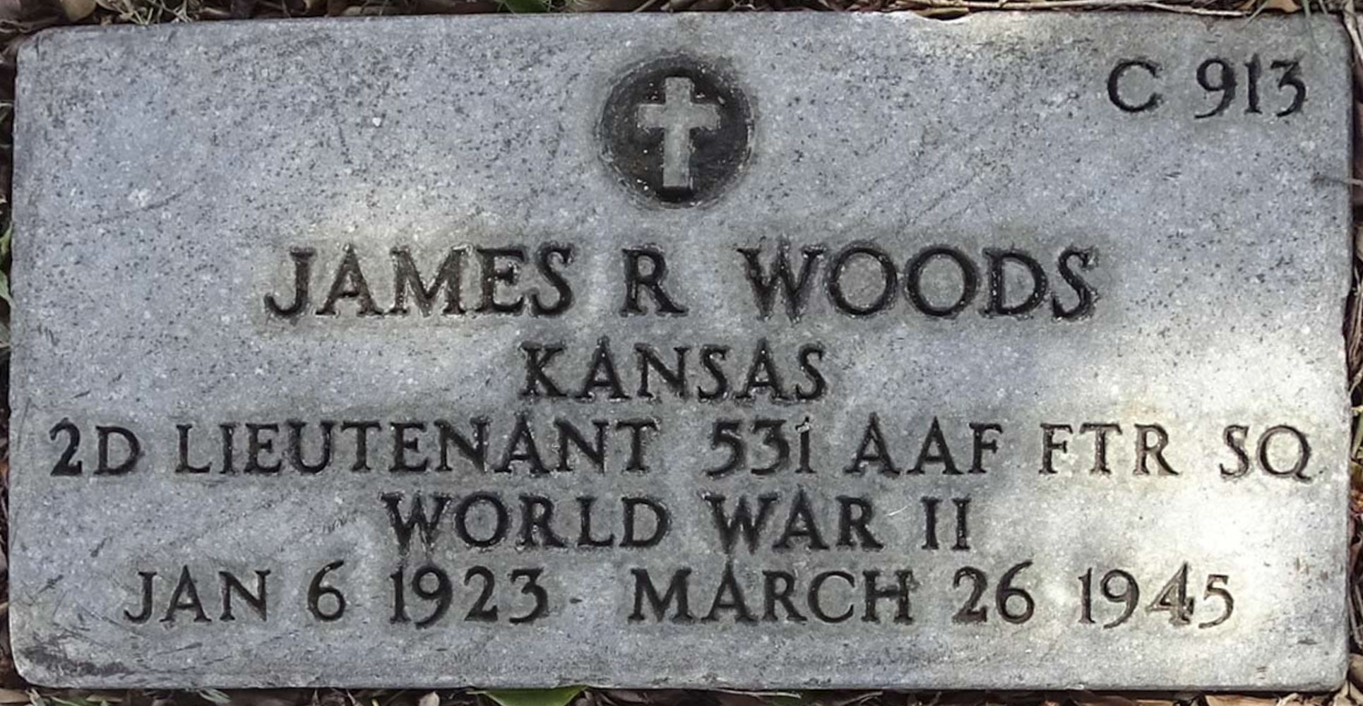Gravesite marker image for james r woods